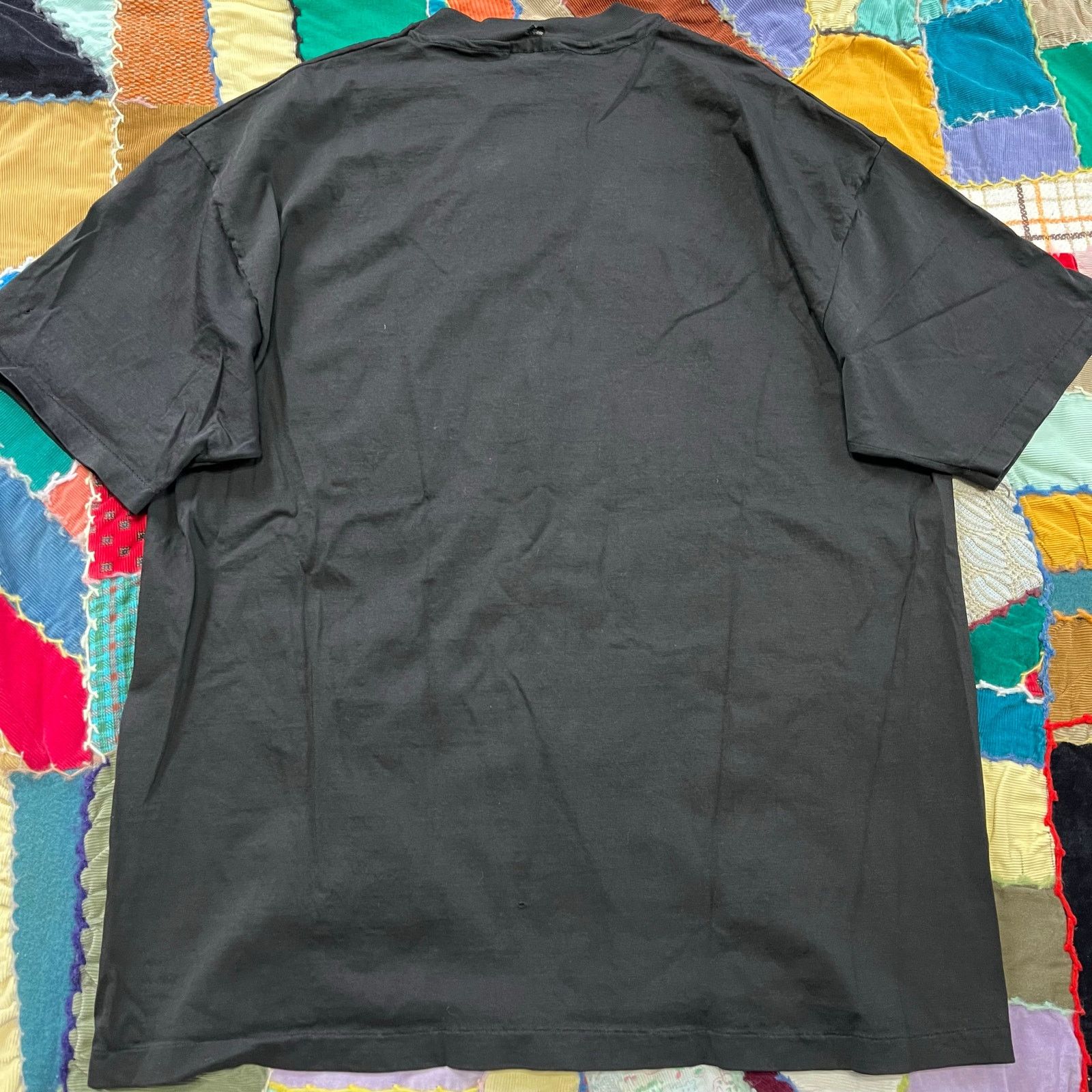 Hanes Vintage 1993 Wolf and her Cubs Detroit Zoo Graphic Black Tee Size US XL / EU 56 / 4 - 2 Thumbnail