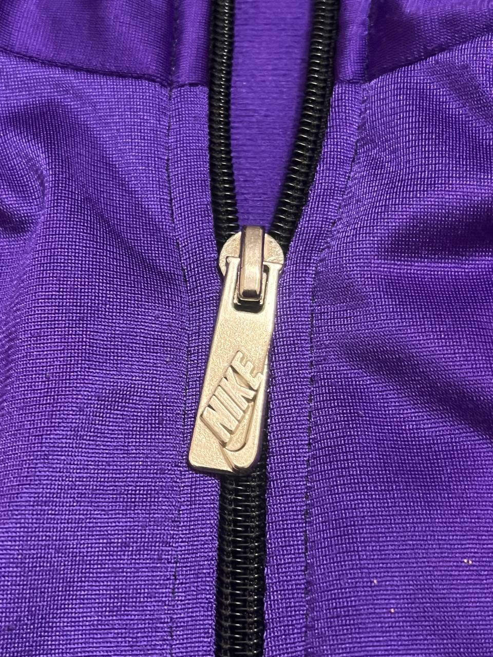 Nike × Vintage VINTAGE NIKE TRACK TOP JACKET BLACK PURPLE ZIP SIZE Size US XL / EU 56 / 4 - 3 Thumbnail