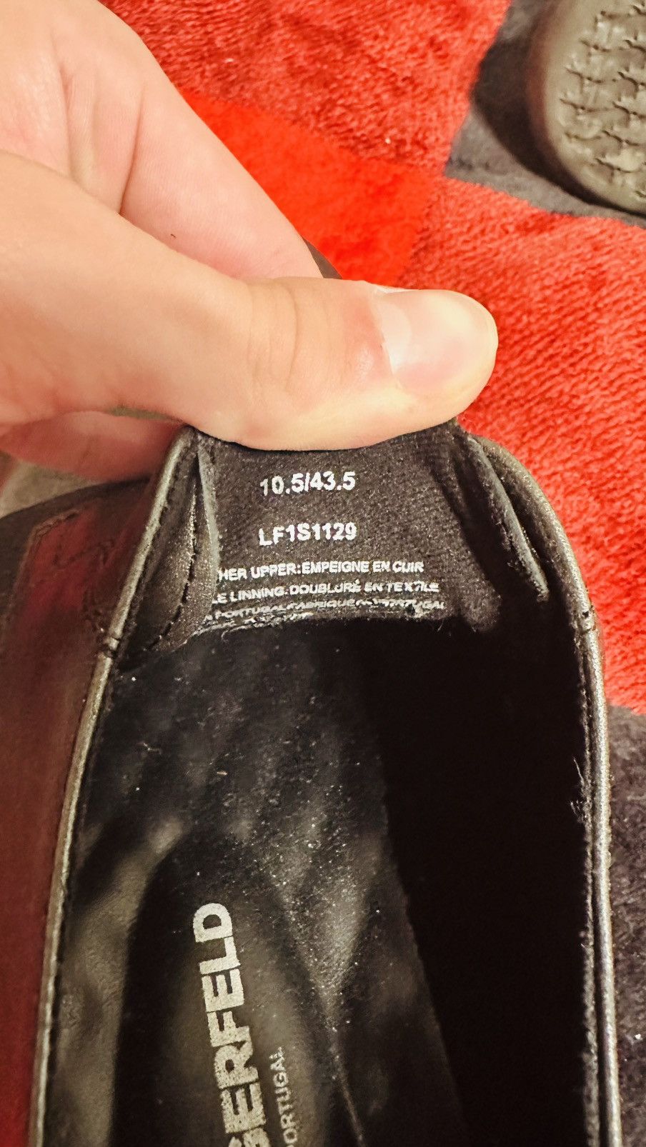 Karl Lagerfeld Karl Lagerfeld Paris Men's Laceless Slip-On Metallic Silver Size US 10.5 / EU 43-44 - 2 Thumbnail