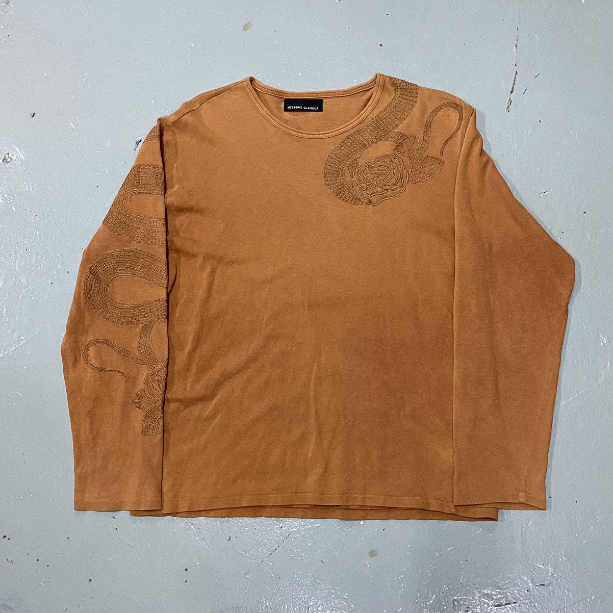 Hysteric Glamour × Vintage Vintage 90s Hysteric Glamour Dragon Tee Y2K Emo Opium Size US M / EU 48-50 / 2 - 1 Thumbnail
