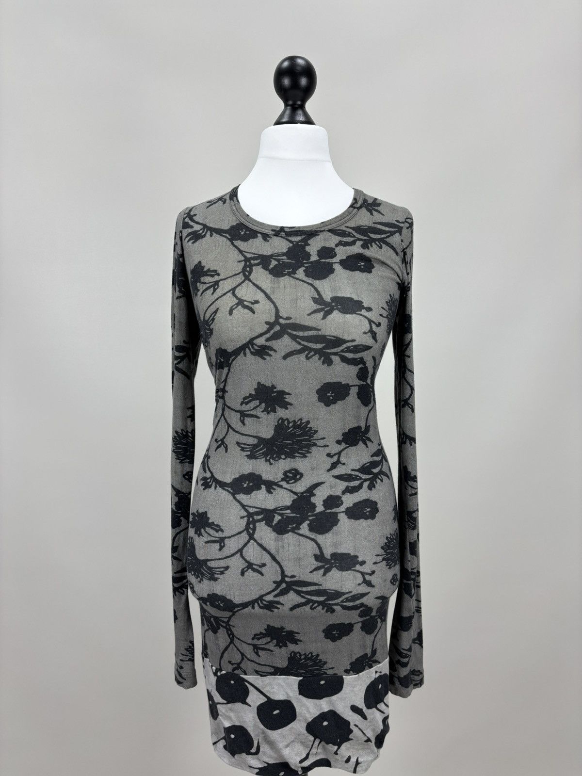 Rundholz Womens dress Rundholz Size Small S/M Color Gray/Black Size S / US 4 / IT 40 - 2 Thumbnail