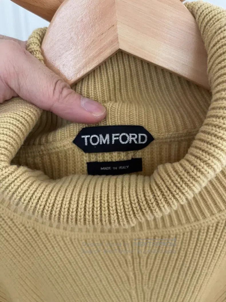 Tom Ford Tom Ford Turtleneck sweater, 100% wool, ginger yellow, dro Size S / US 4 / IT 40 - 2 Thumbnail