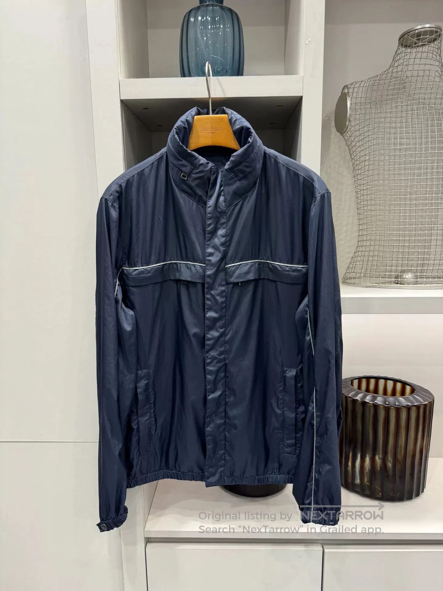 Prada PRADA Nylon Jacket Hidden Hood. Size US M / EU 48-50 / 2 - 1 Thumbnail