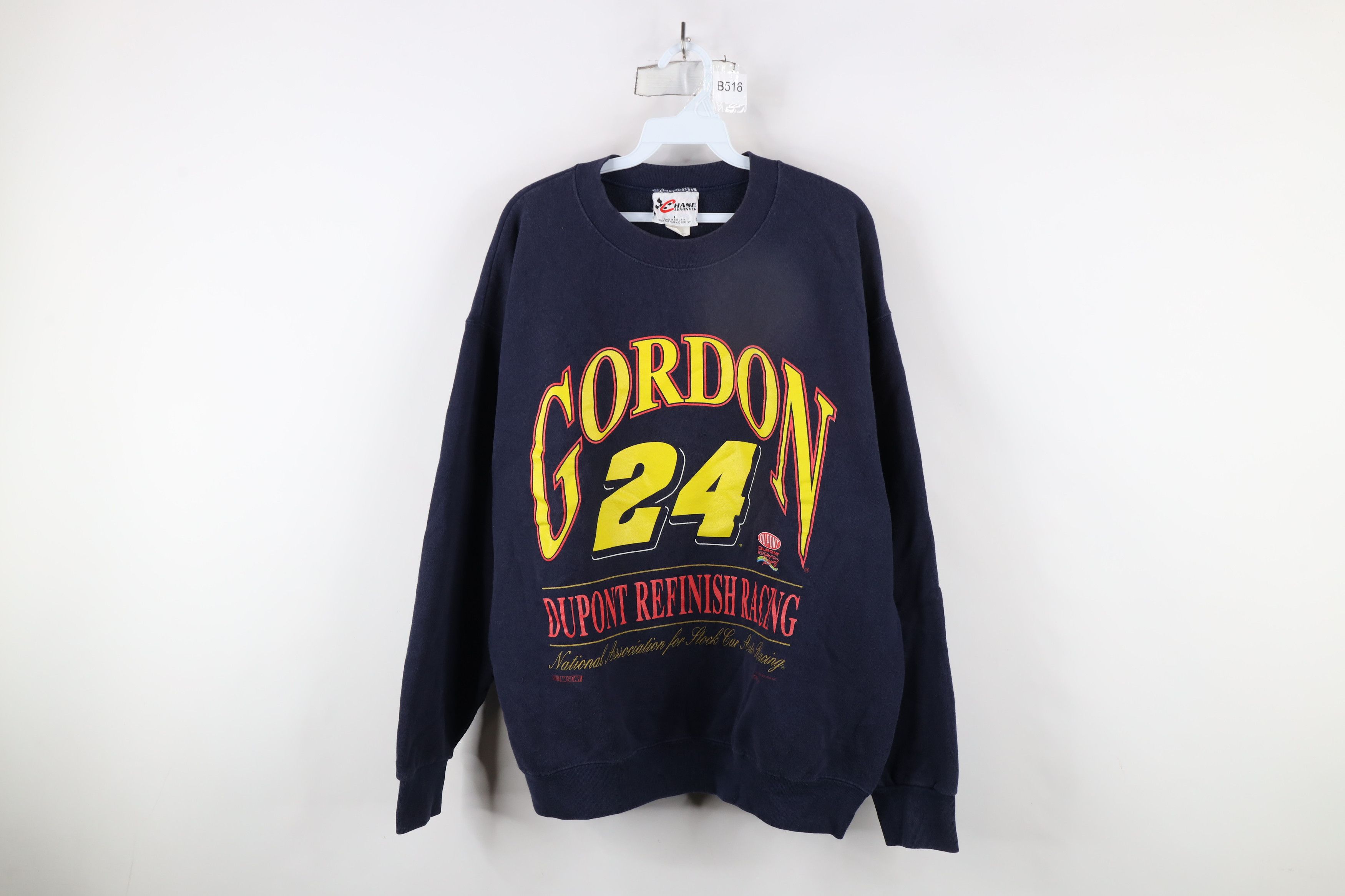 Vintage 90s NASCAR Spell Jeff Gordon Racing Sweatshirt USA