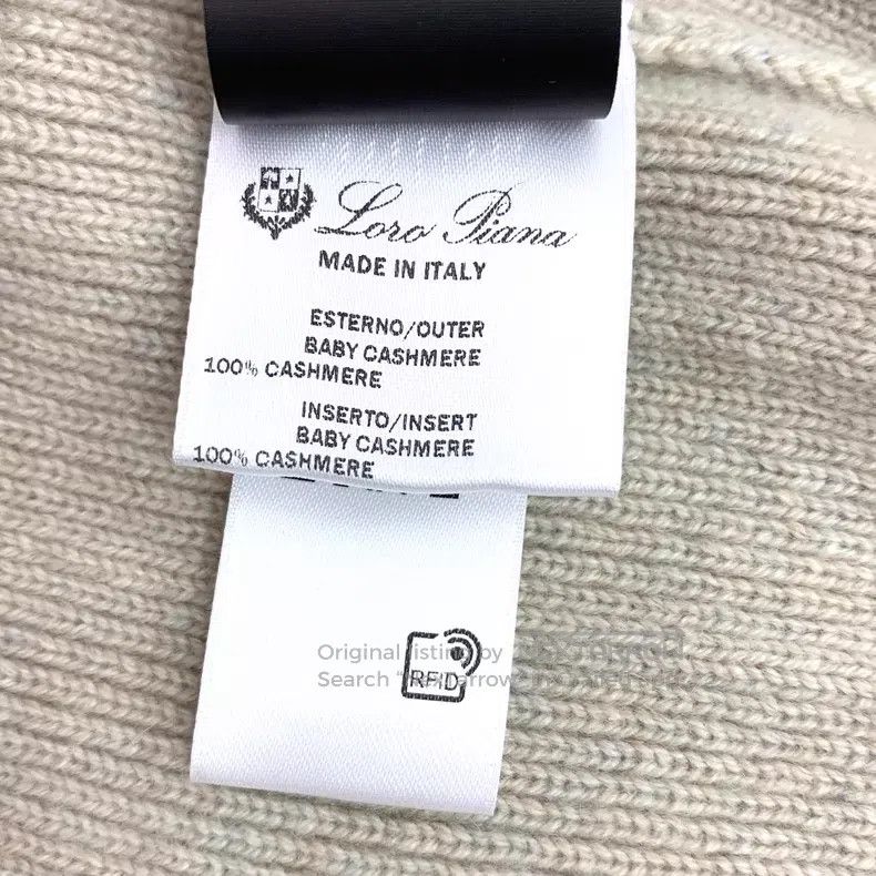 Loro Piana Loro Piana Khaki Cashmere V-Neck Single Breasted Short Sle Size XS / US 0-2 / IT 36-38 - 7 Thumbnail