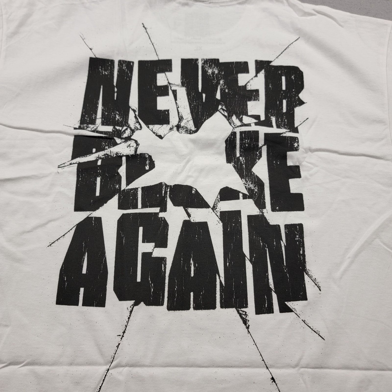 NBA Young Boy Never Broke Again Broken Glass Tshirt White Sz L Size US L / EU 52-54 / 3 - 3 Thumbnail