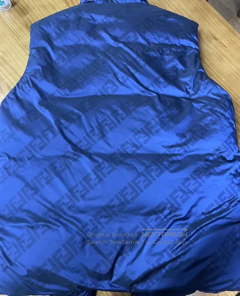 Fendi Fendi Striped full-print reversible down vest Size US L / EU 52-54 / 3 - 2 Thumbnail