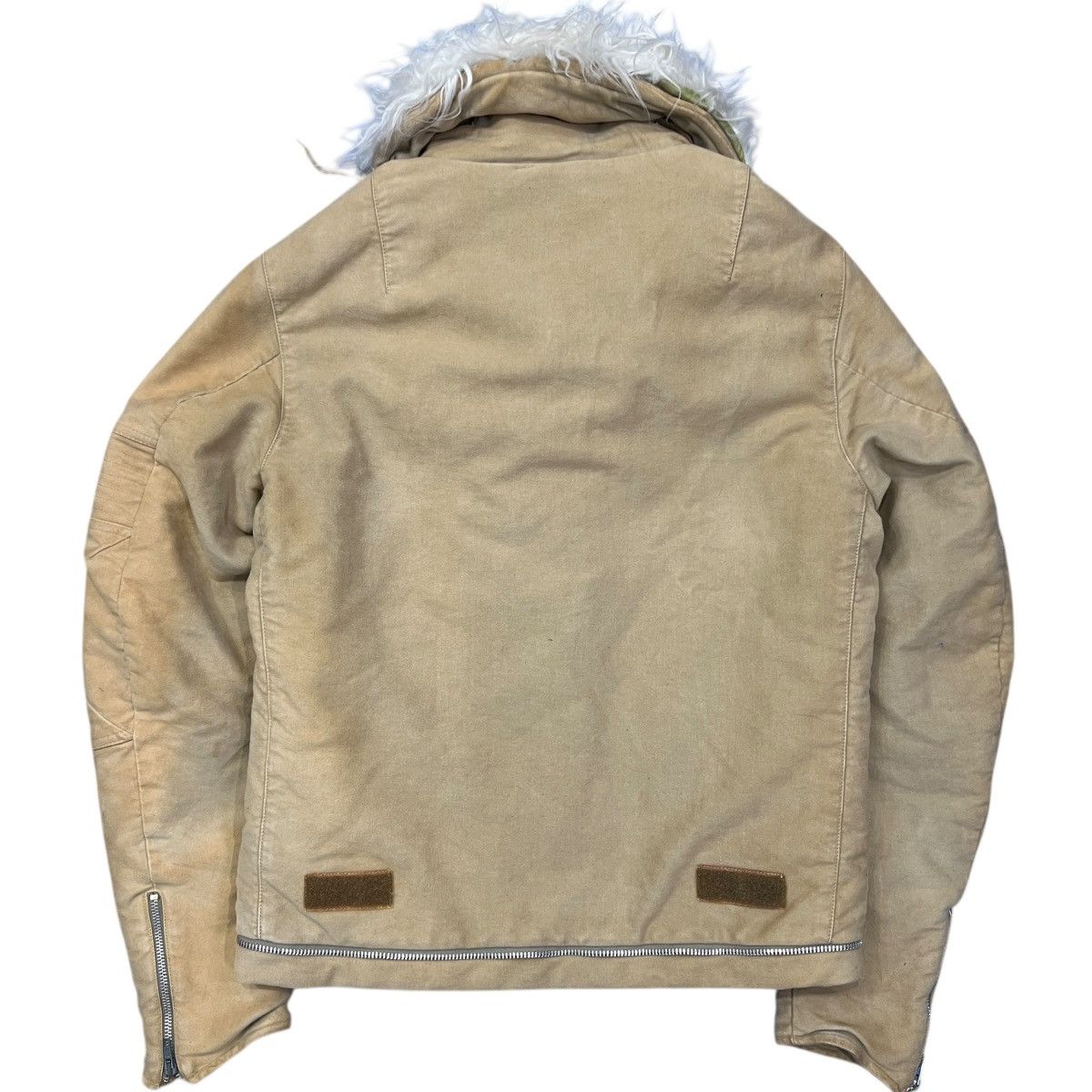 Helmut Lang HELMUT LANG 1999AW Moleskin Cotton Astro Biker Jacket Size US M / EU 48-50 / 2 - 13 Thumbnail