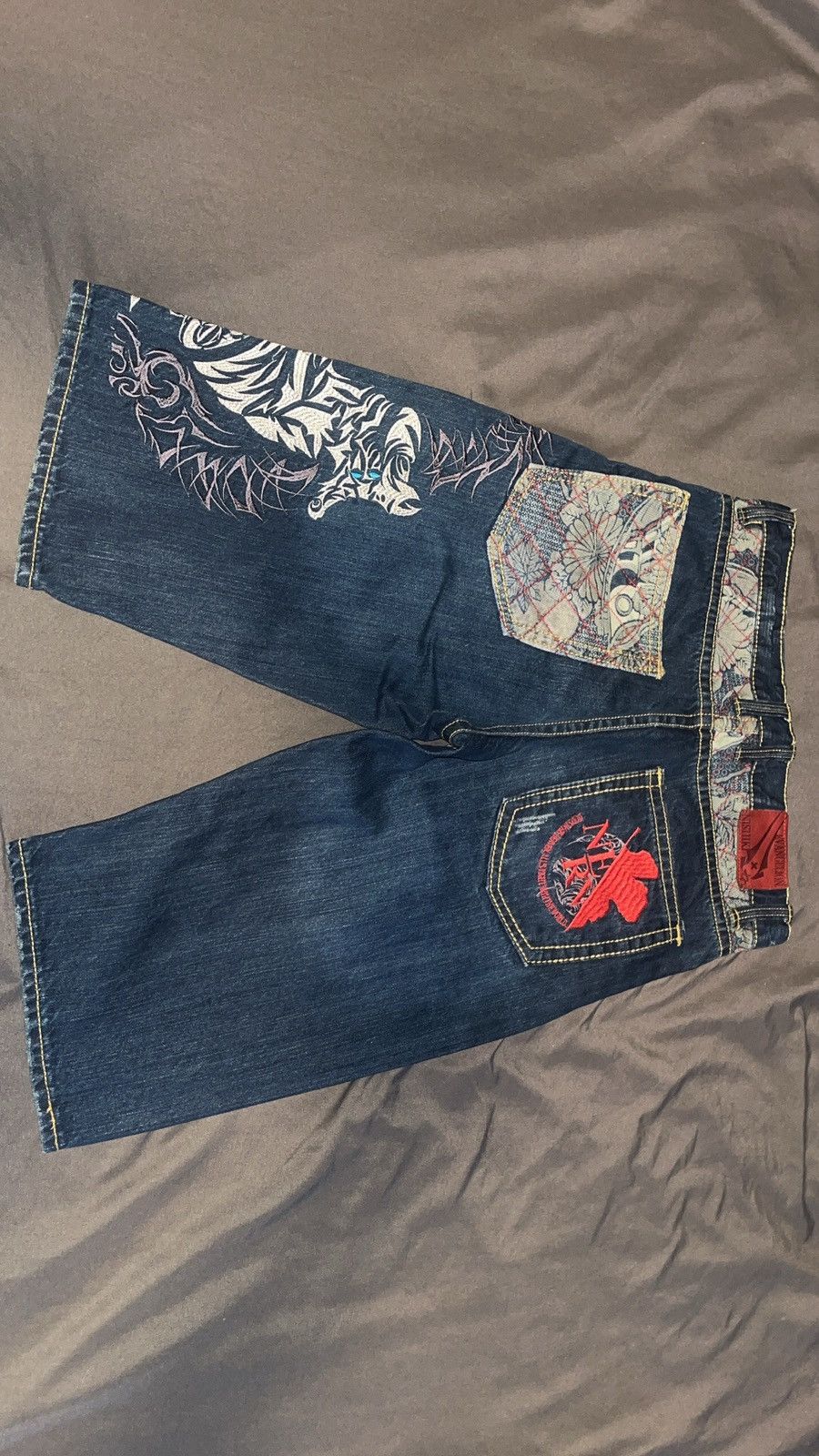 Japanese Brand × Vintage Evangelion Nishiki Jean shorts Size US 32 / EU 48 - 3 Thumbnail