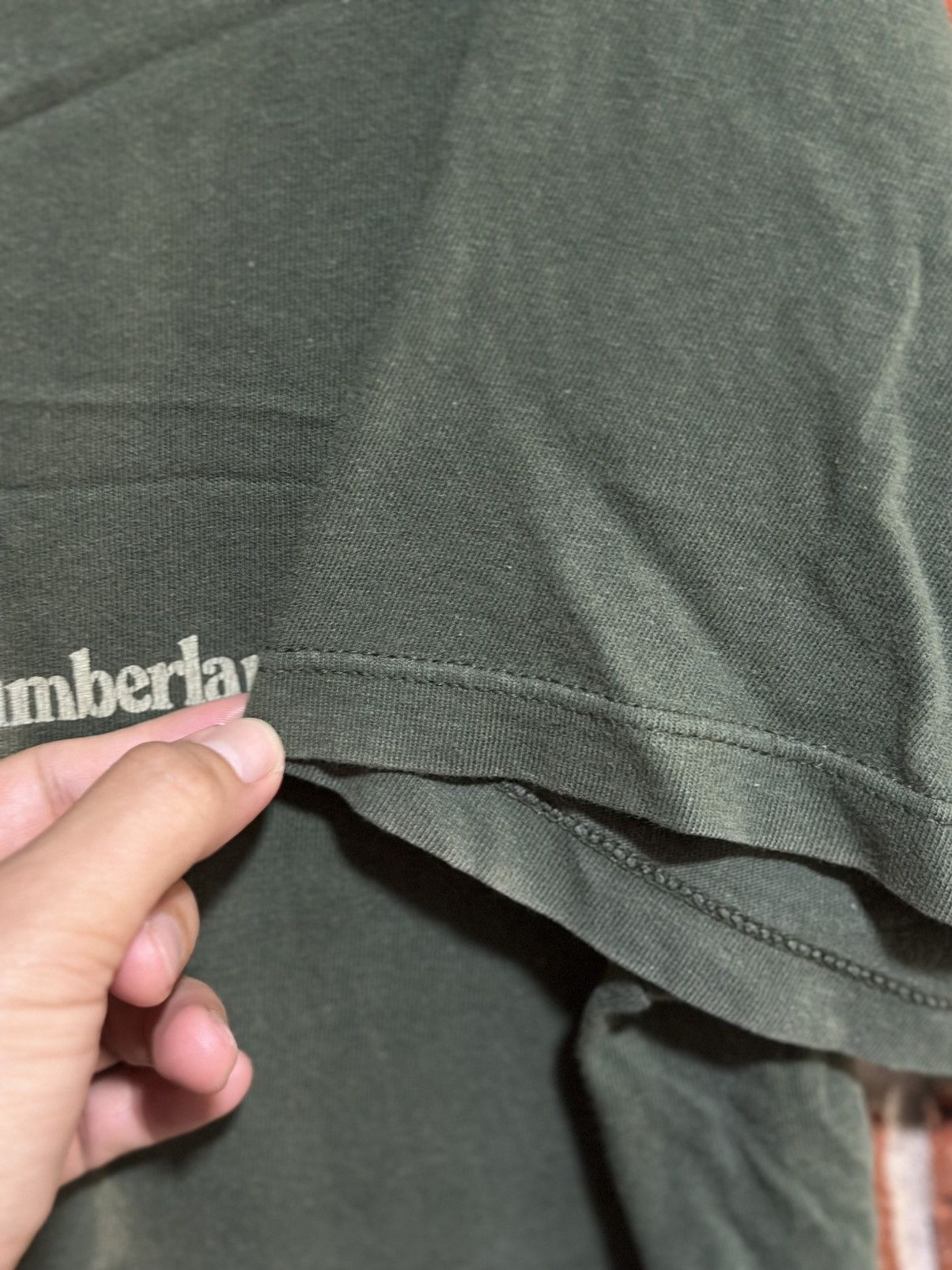 Timberland Thrashed Vintage Timberland Logo Sun Faded Tee Size US L / EU 52-54 / 3 - 5 Thumbnail