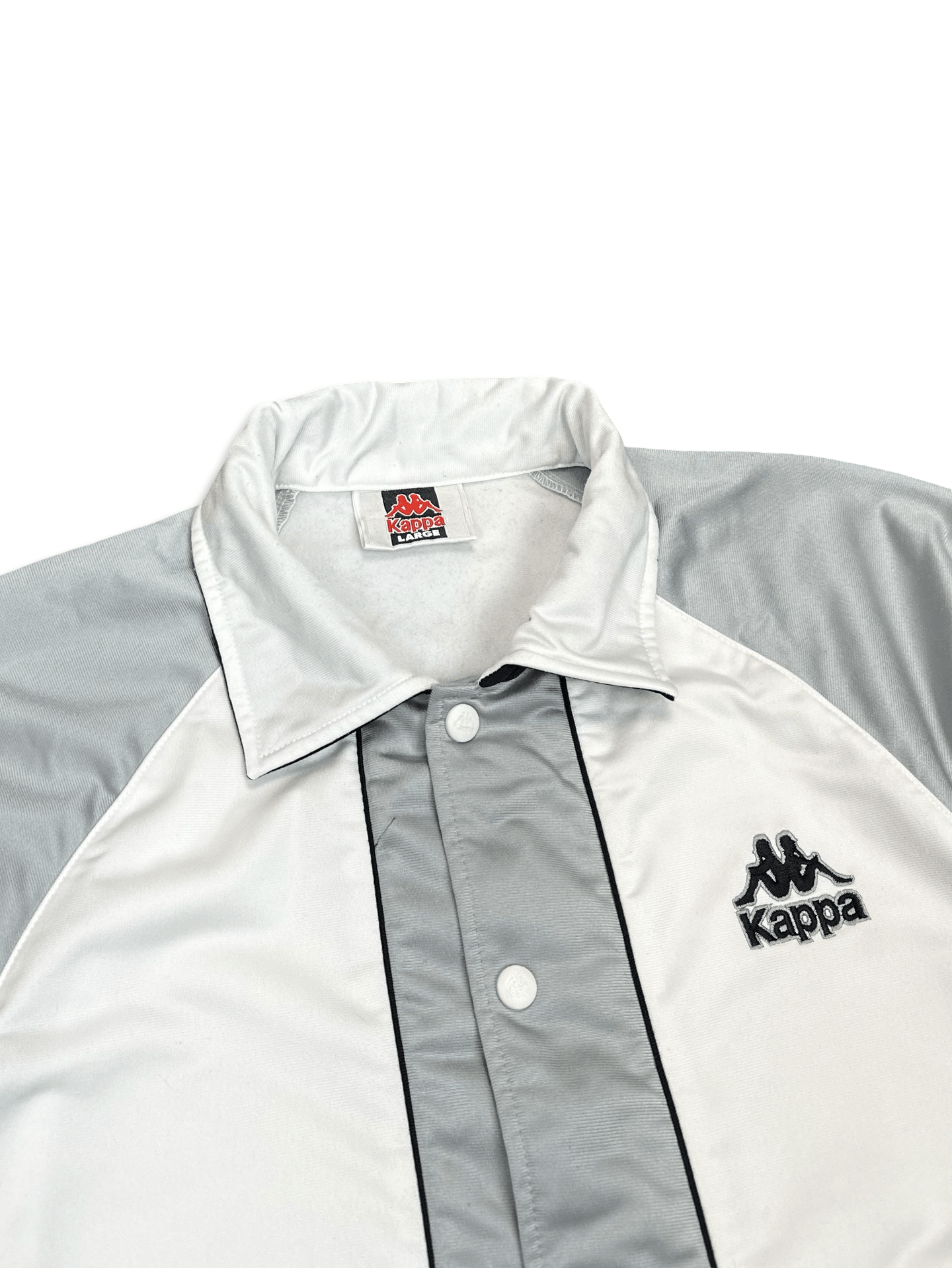 Kappa Bowling big logo vintage buttoned shirt jacket