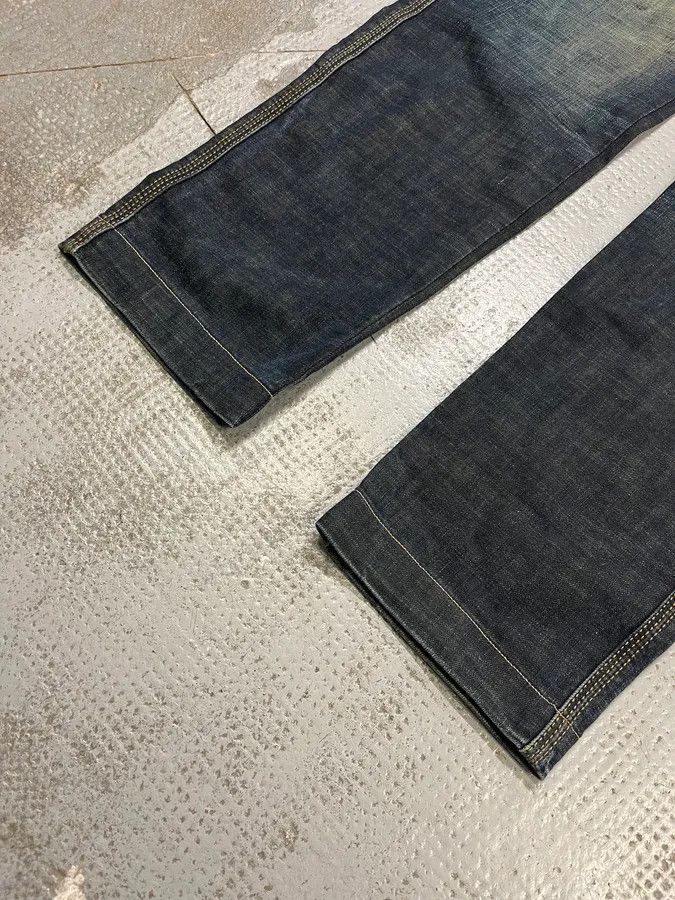 Dolce & Gabbana 2000s Dolce & Gabbana Navy Faded Denim Jeans Size US 33 - 8 Thumbnail