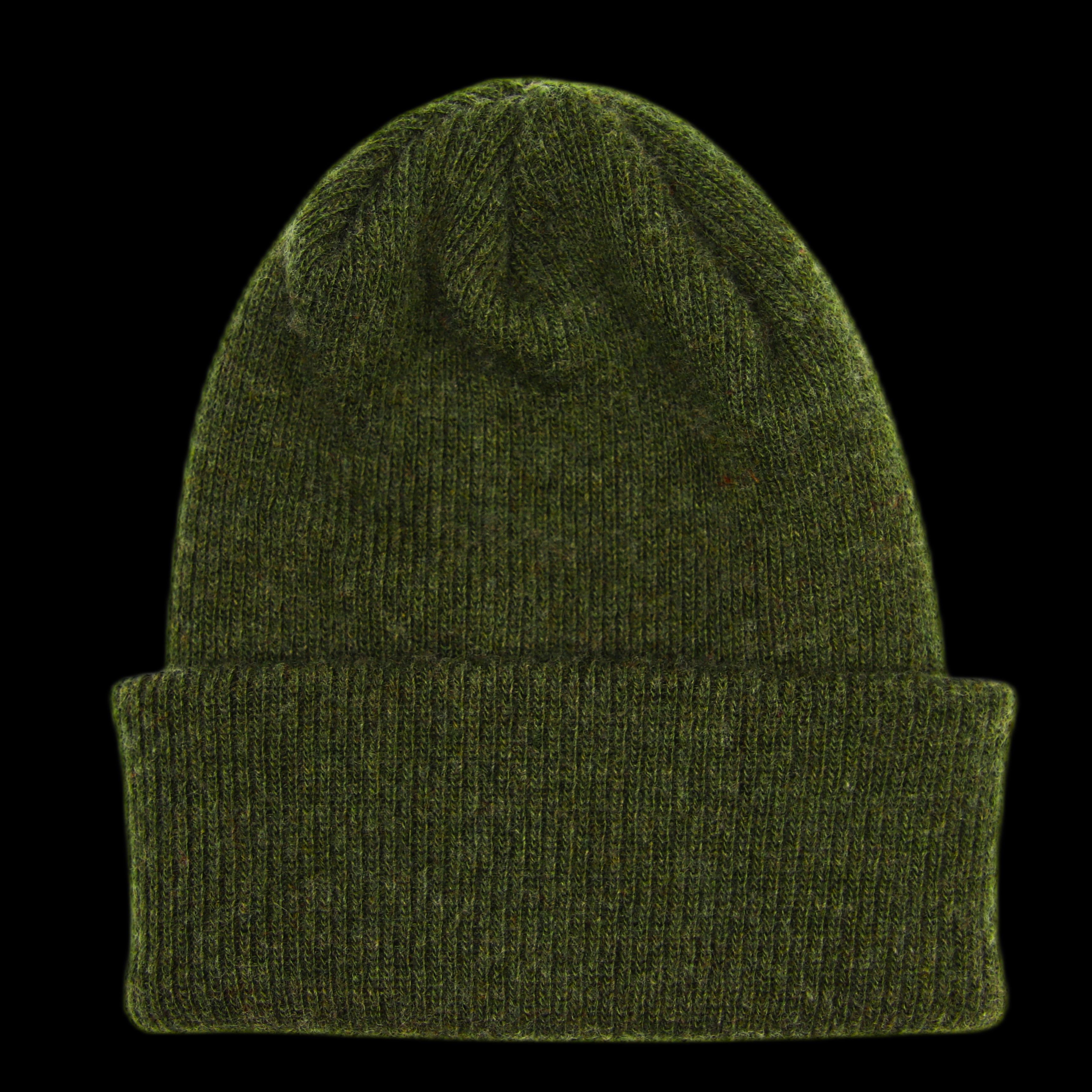 Other 50% recycled Cashmere 50% Merino wool Beanie Olive Size ONE SIZE - 2 Thumbnail