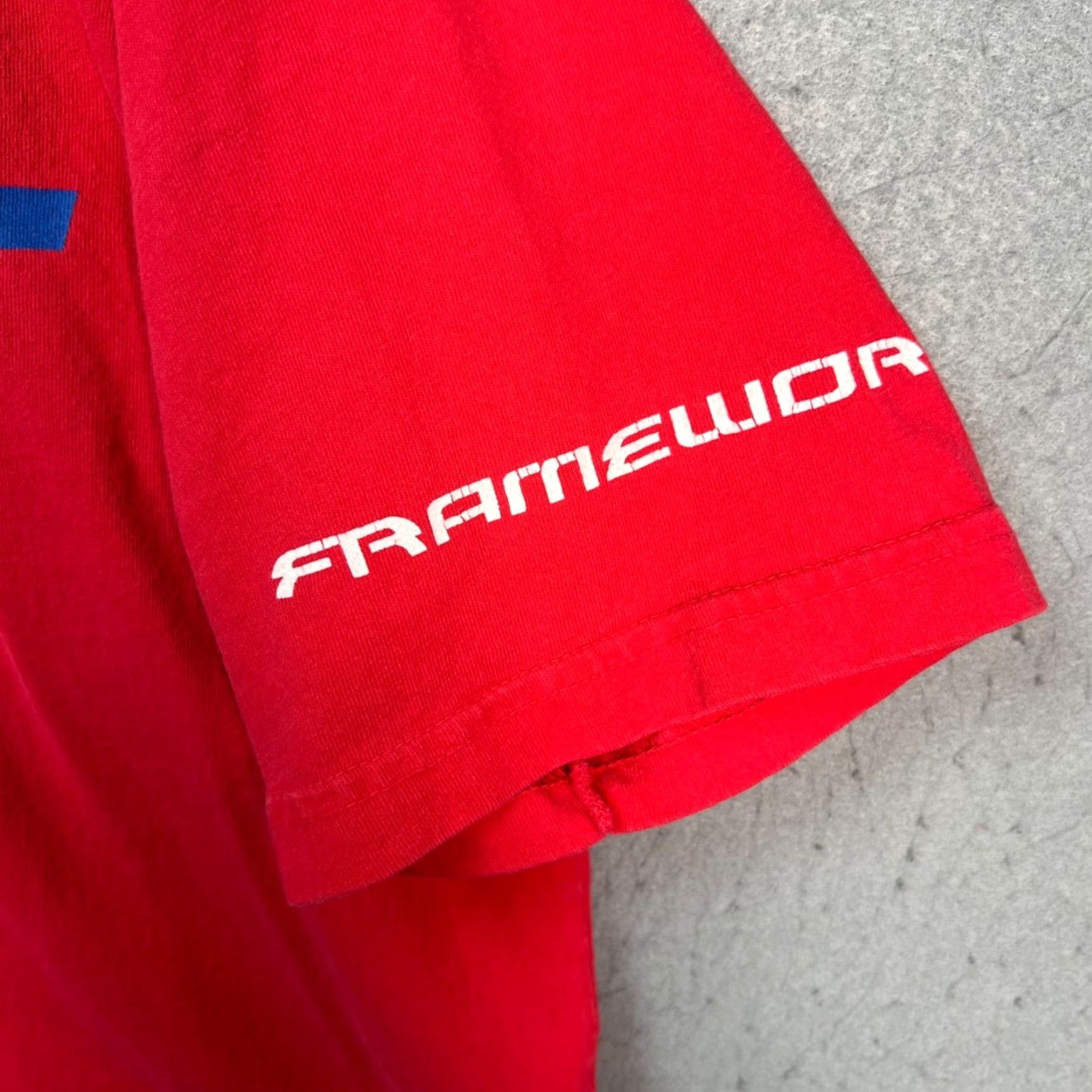 Vintage Everybody World x Black Frame Mens T-Shirt Size M Red Graphic Cotton Short Sleeve Crew Neck Summer 2020s - Mens Size US M / EU 48-50 / 2 - 6 Thumbnail