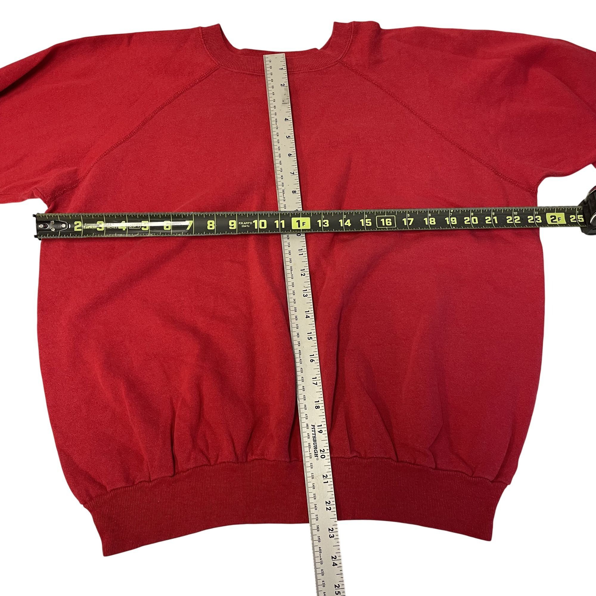 Other Vtg Athletic Gym Workout Pullover 50/50 RAGLAN Sweatshirt Size US L / EU 52-54 / 3 - 3 Thumbnail