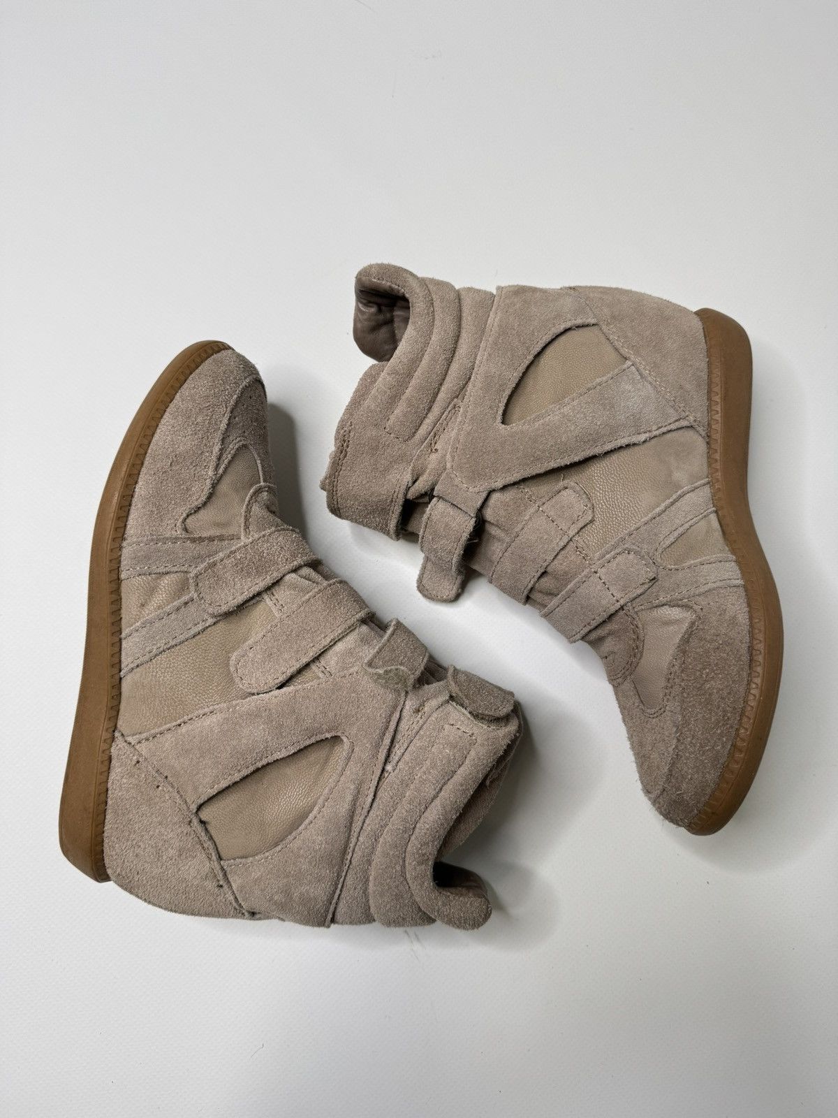 Vintage Vintage archive Suede wedges bekett vibe avant garde archive Size US 5 / IT 35 - 5 Thumbnail