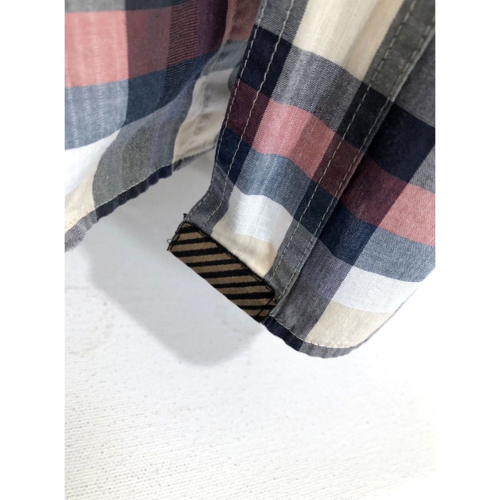 Billy Reid BILLY REID - Plaid Checked Mens XL Standard Cut Shirt Shirt Mens XL Plaid Multicolor Button-Up Long Sleeve Standard Cut Contacts C5 Size US XL / EU 56 / 4 - 4 Thumbnail