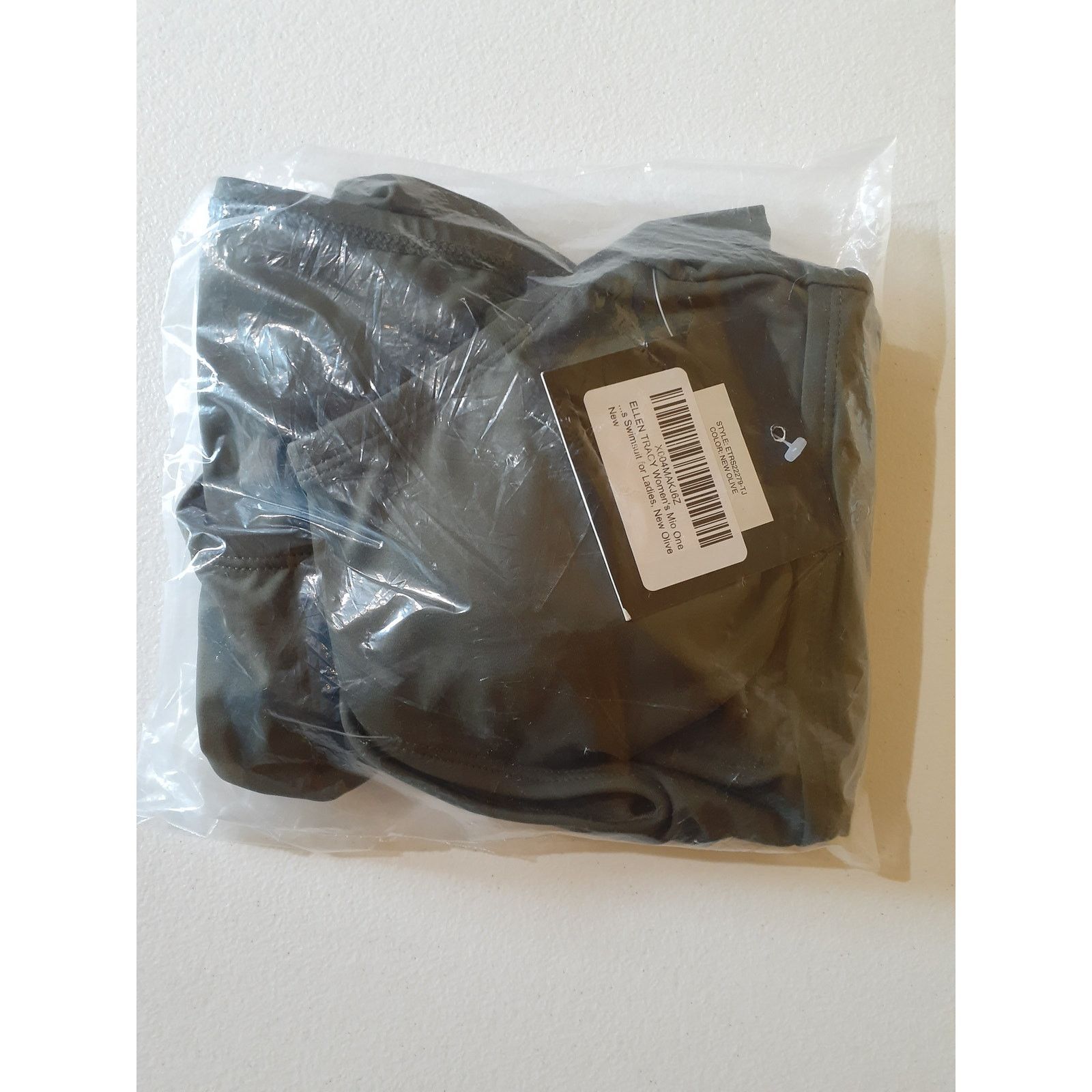 Ellen Tracy ELLEN TRACY Women's Mio One Piece Swimsuit Size 6 New Olive Size ONE SIZE - 2 Thumbnail