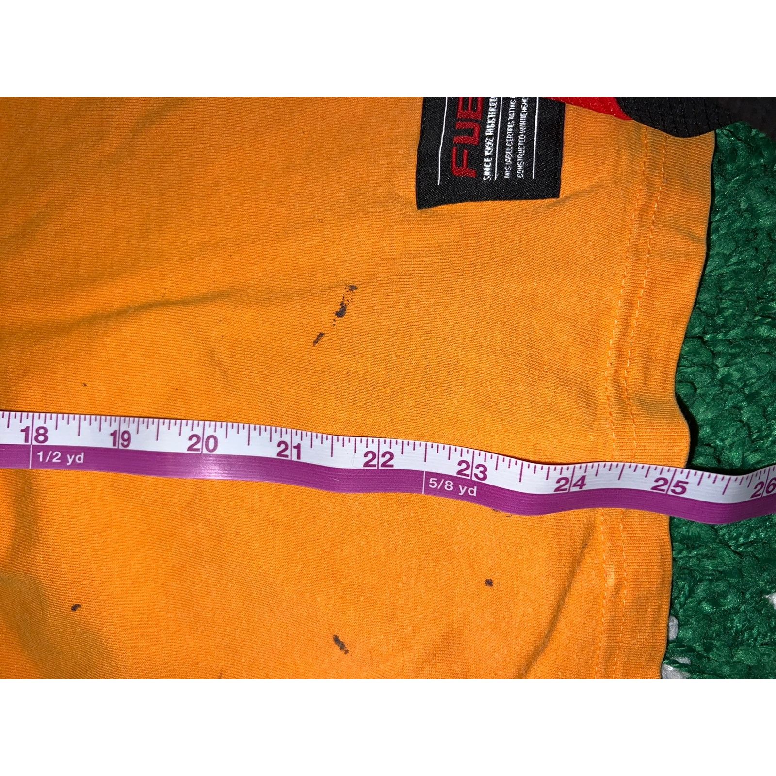 Fubu Fubu Collection Shirt Fingerprint Orange Y2K Shirt Tee XL Size XL / US 12-14 / IT 48-50 - 10 Thumbnail