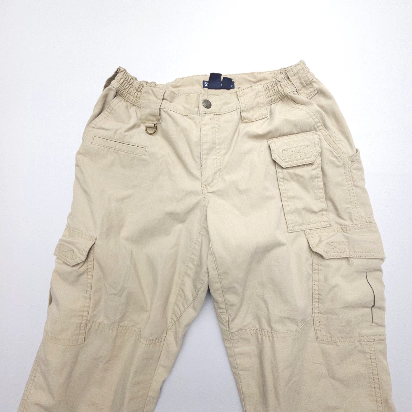 Vintage 5.11 Tactical Taclite Pro Ripstop Pants Womens 8 Tan Utility Workwear Cargo Size 30" / US 8 / IT 44 - 3 Thumbnail