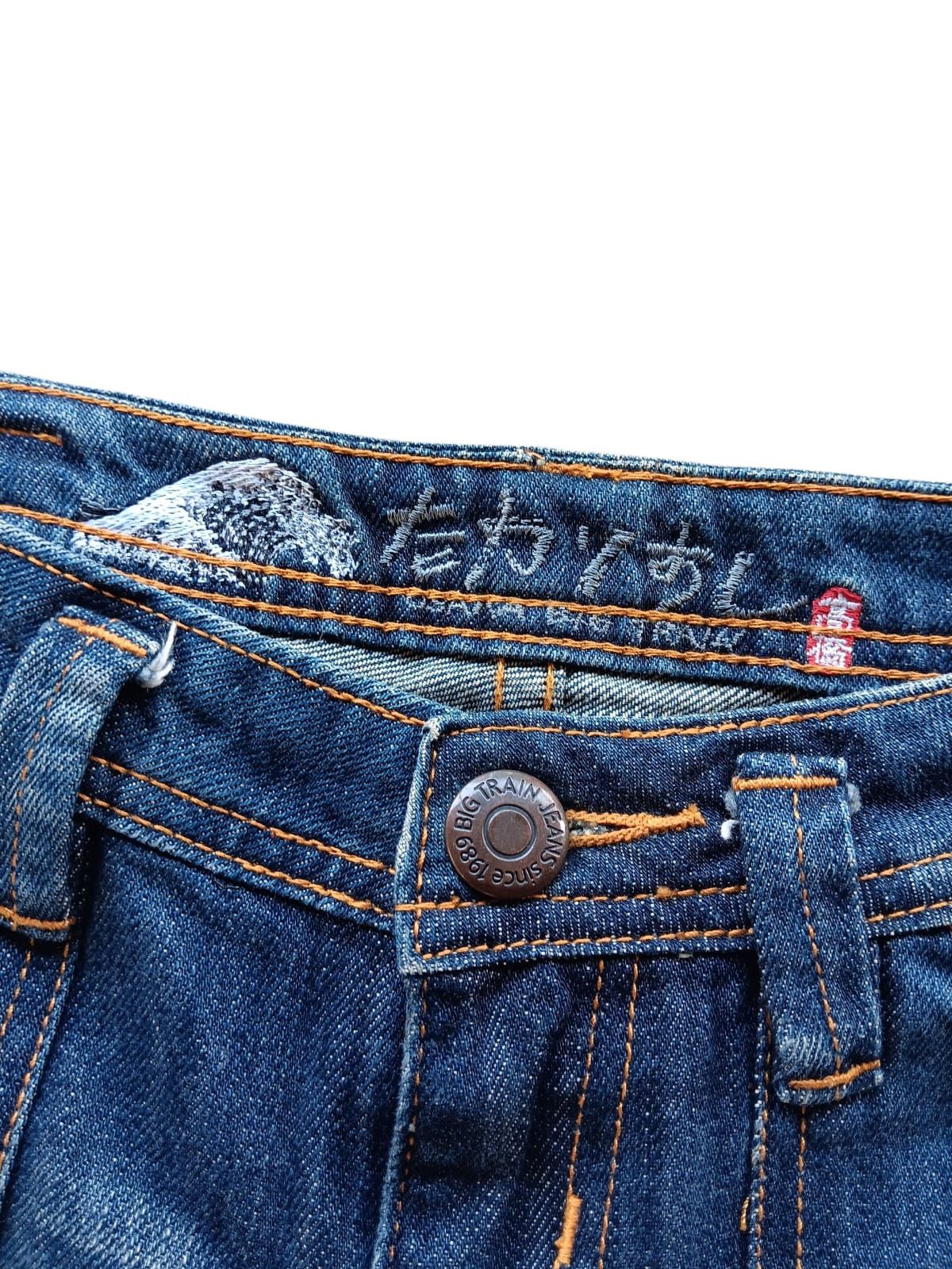 Japanese Brand Vintage Big train flared low rise jeans Size US 28 / EU 44 - 6 Thumbnail
