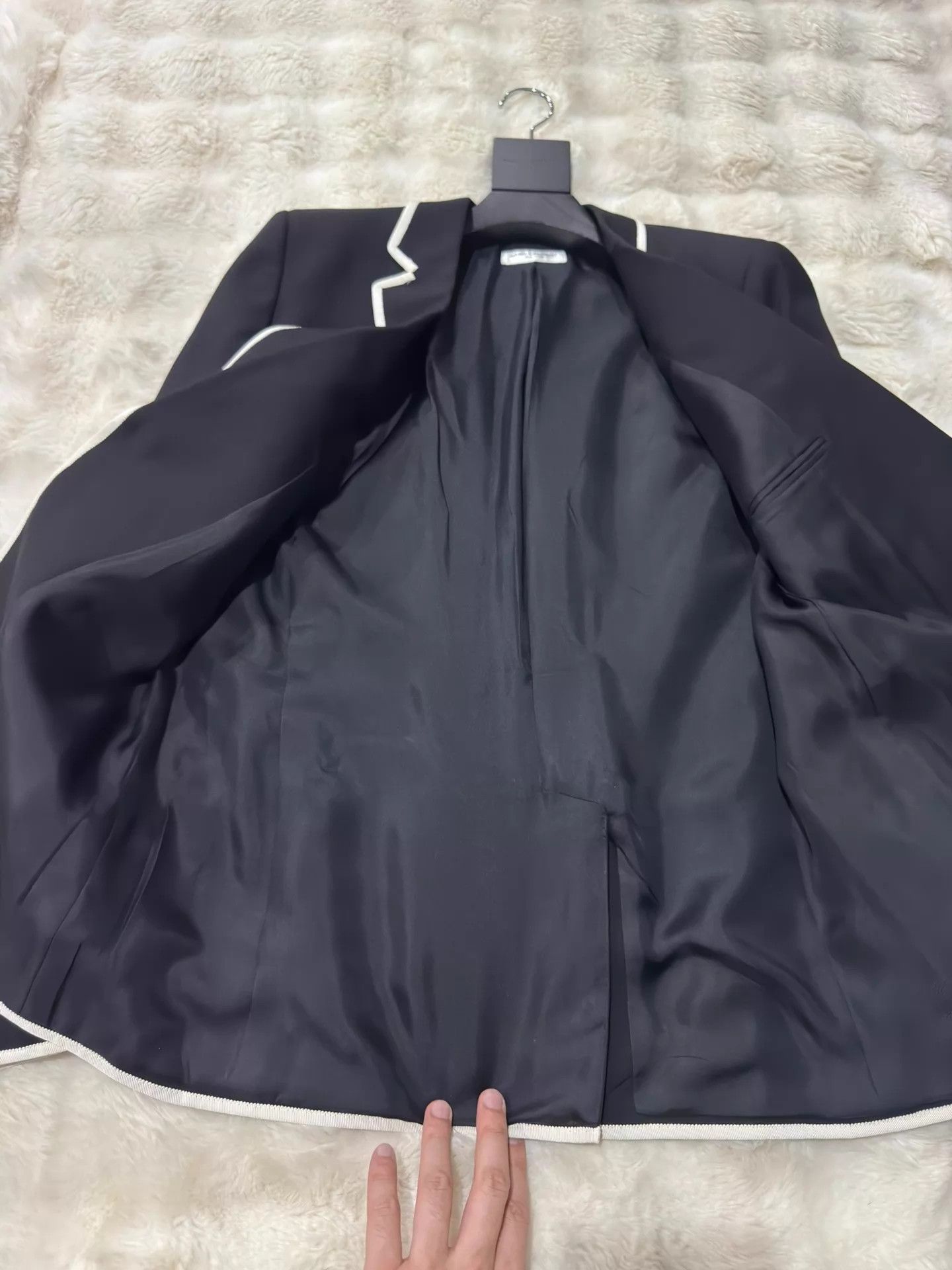 Saint Laurent Paris Saint Laurent SLP Black & White Men's Suit 50 New With Tags Size 50R - 9 Thumbnail