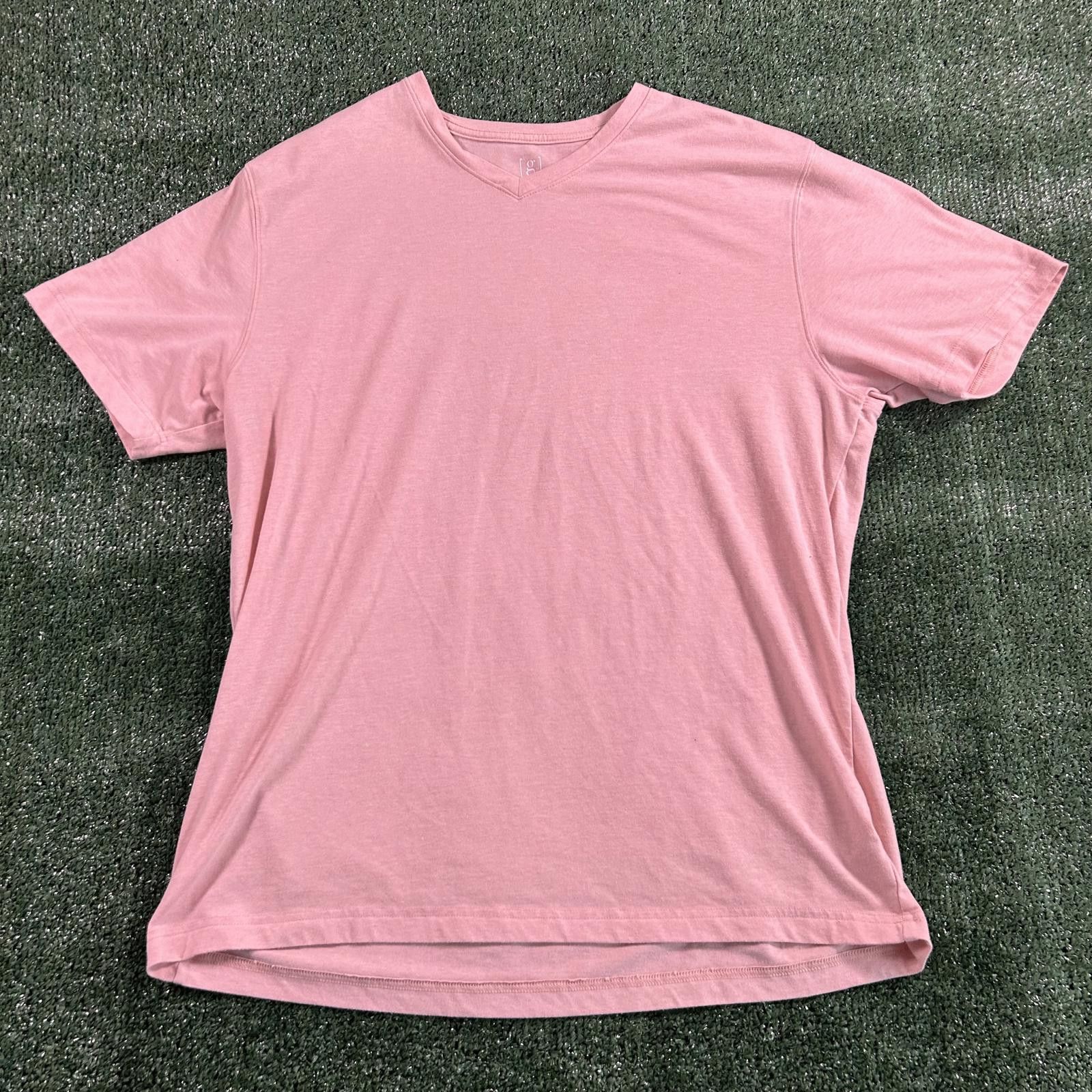 George George Men's Pink Short Sleeve T-Shirt. Large Size US L / EU 52-54 / 3 - 1 Thumbnail