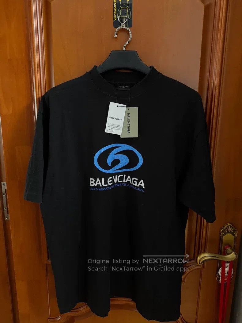 Balenciaga Balenciaga Wave logo short sleeve T-shirt Size US M / EU 48-50 / 2 - 1 Thumbnail