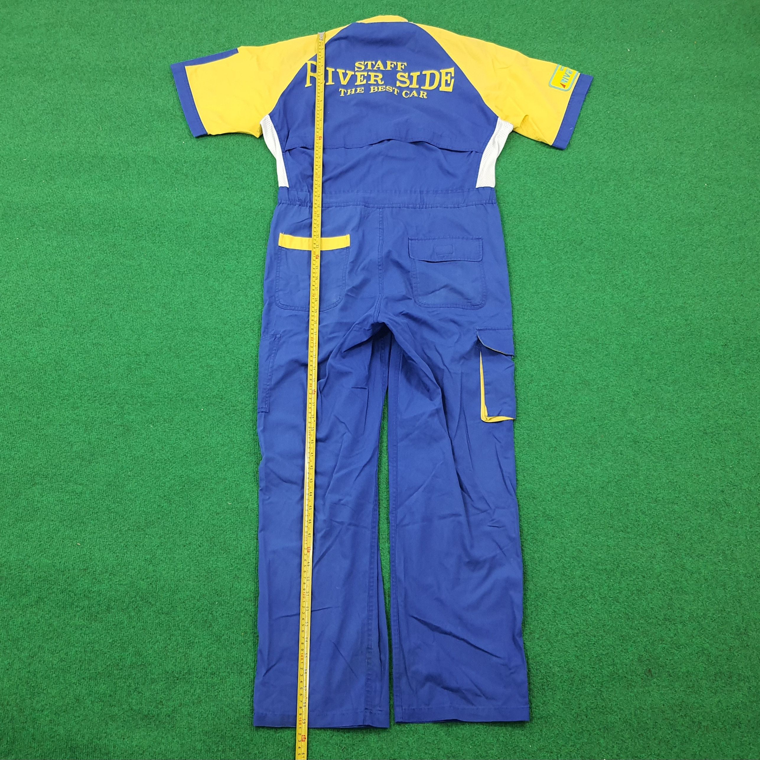 Vintage Vintage River Side Staff Racing Workwear Coverall Size US M / EU 48-50 / 2 - 2 Thumbnail