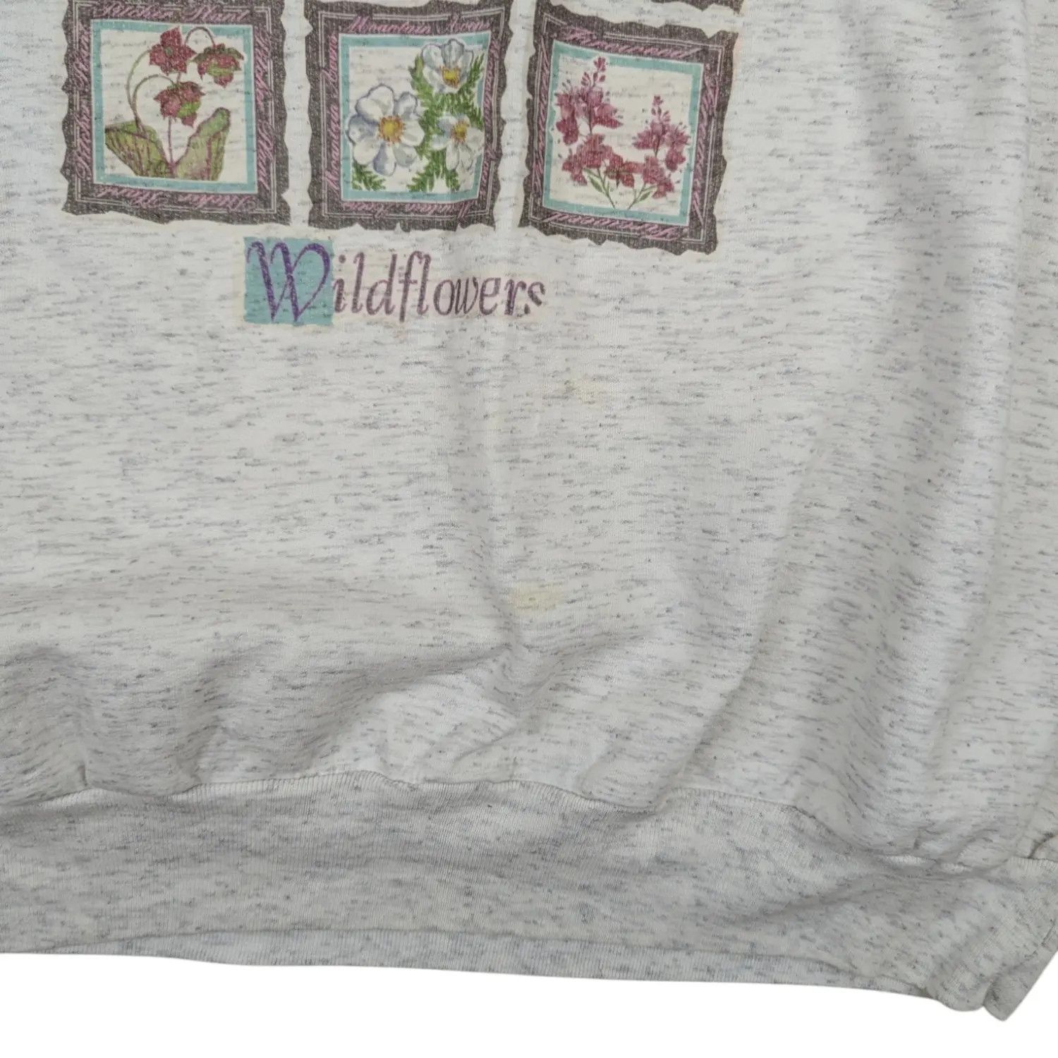 Vintage Vintage 90's CANADIAN Wildflowers Jumper Sweatshirt Size US XL / EU 56 / 4 - 5 Thumbnail