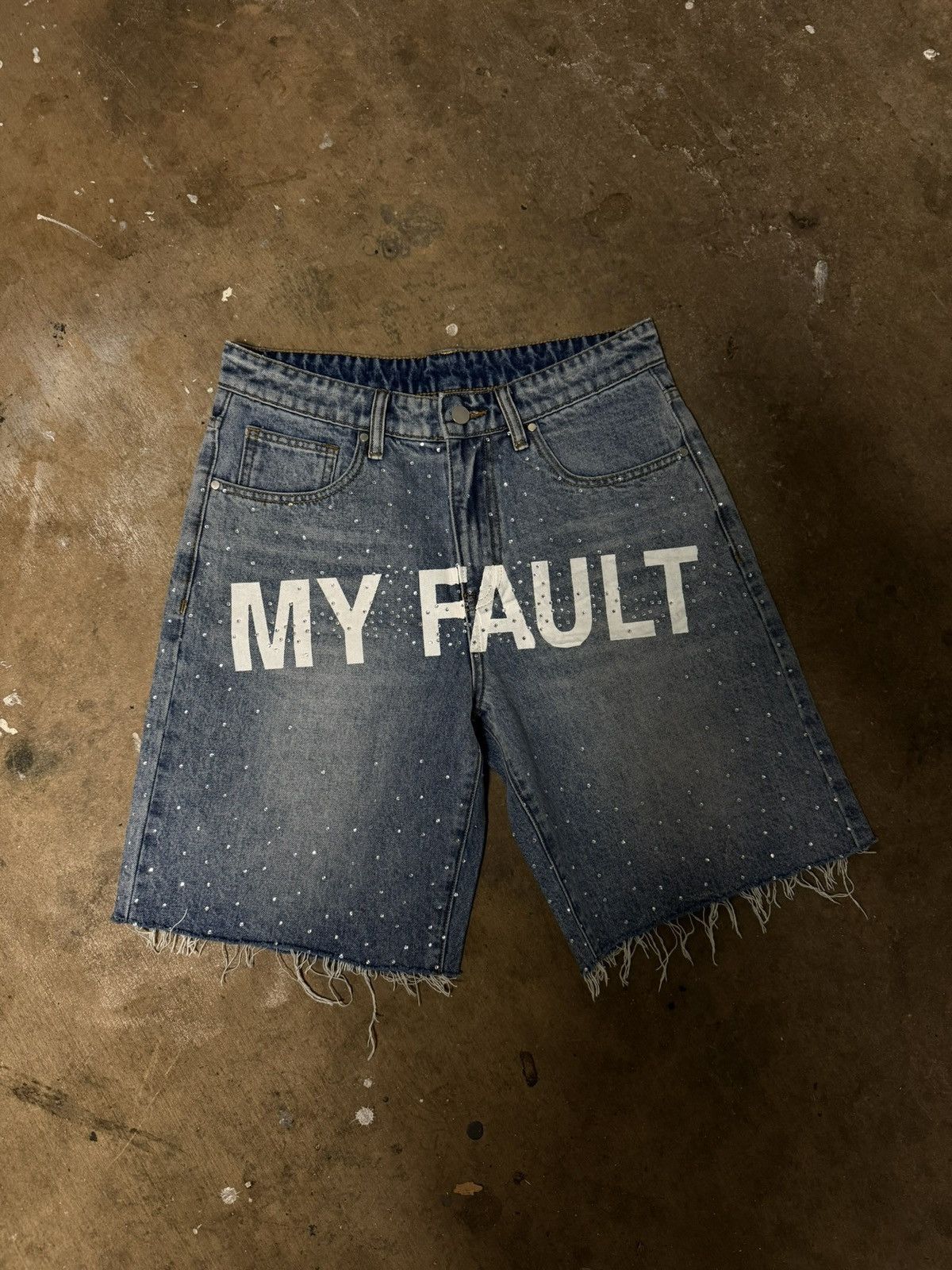 RHINESTONE JORTS