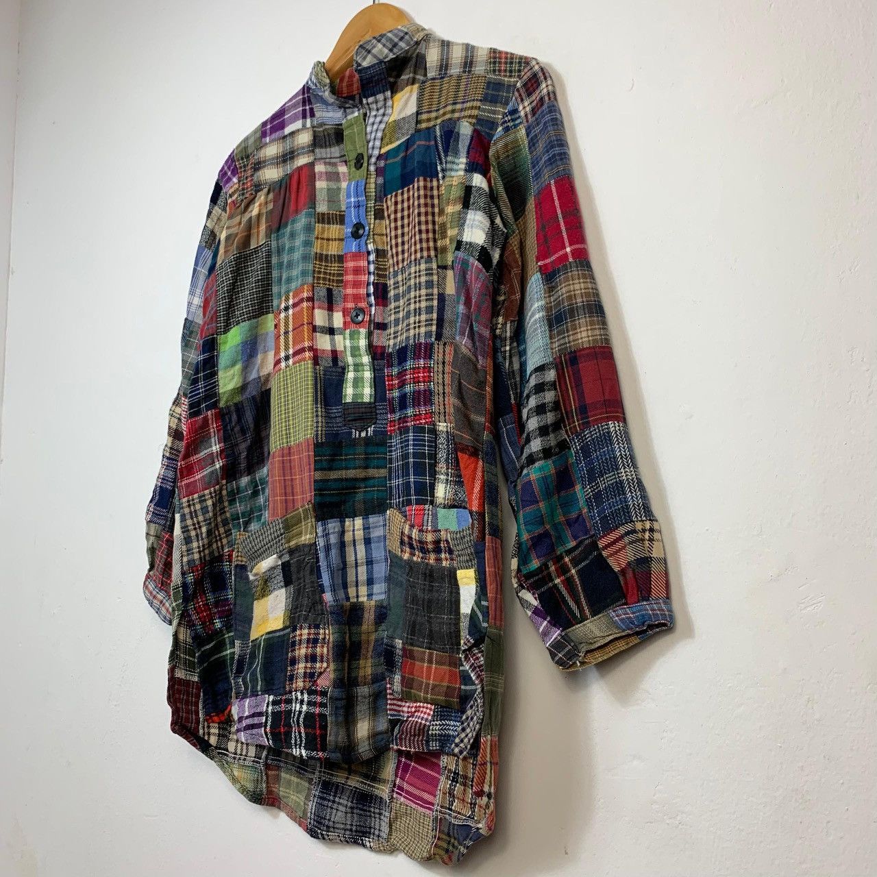 Other Vintage Rebuild Patchwork Flannel Shirt Archive Grunge Style Size US M / EU 48-50 / 2 - 3 Thumbnail