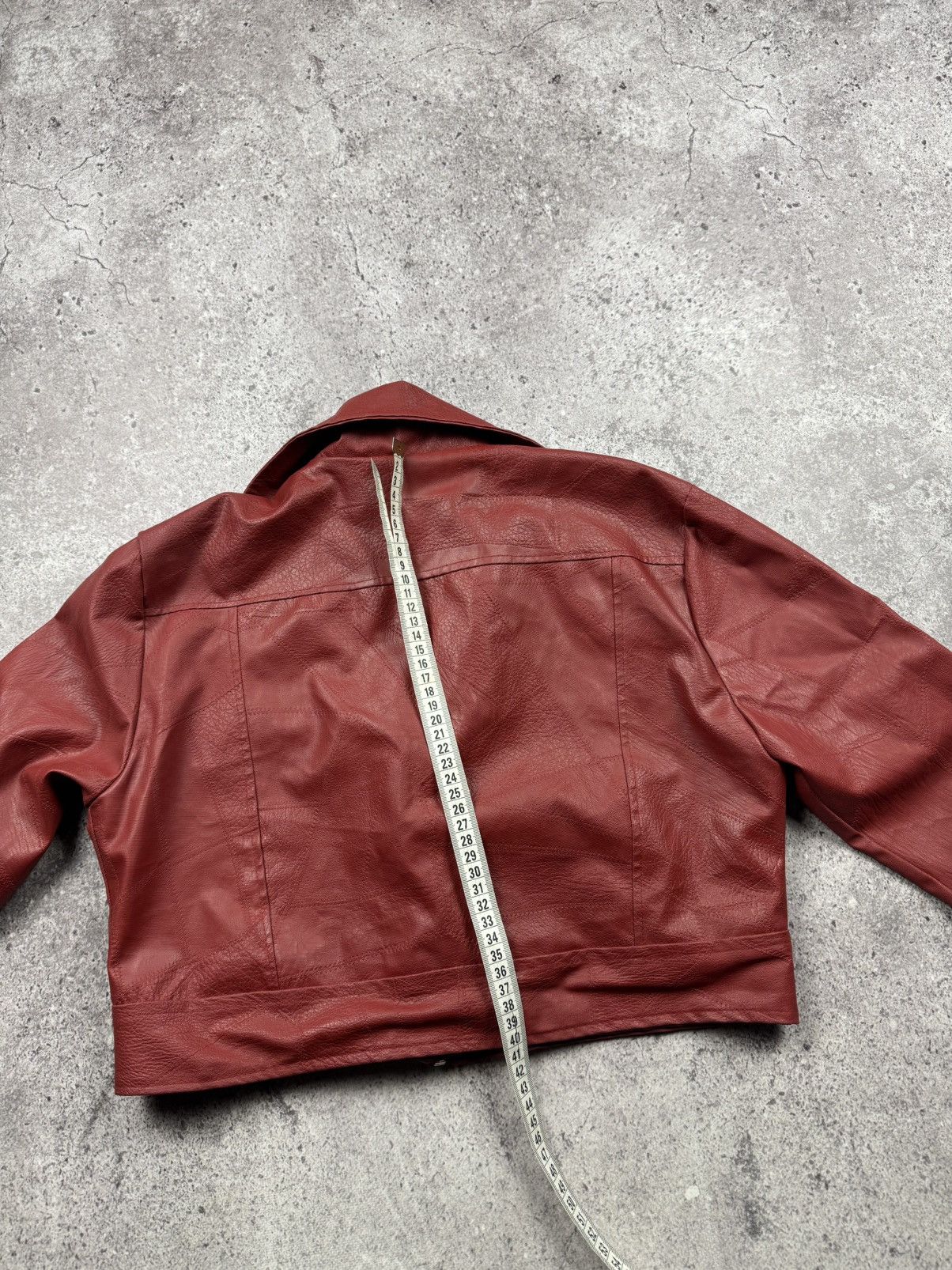 Japanese Brand Vintage Diesel Style Bondage Leather Cropped Jacket BikerY2K Size M / US 6-8 / IT 42-44 - 6 Thumbnail