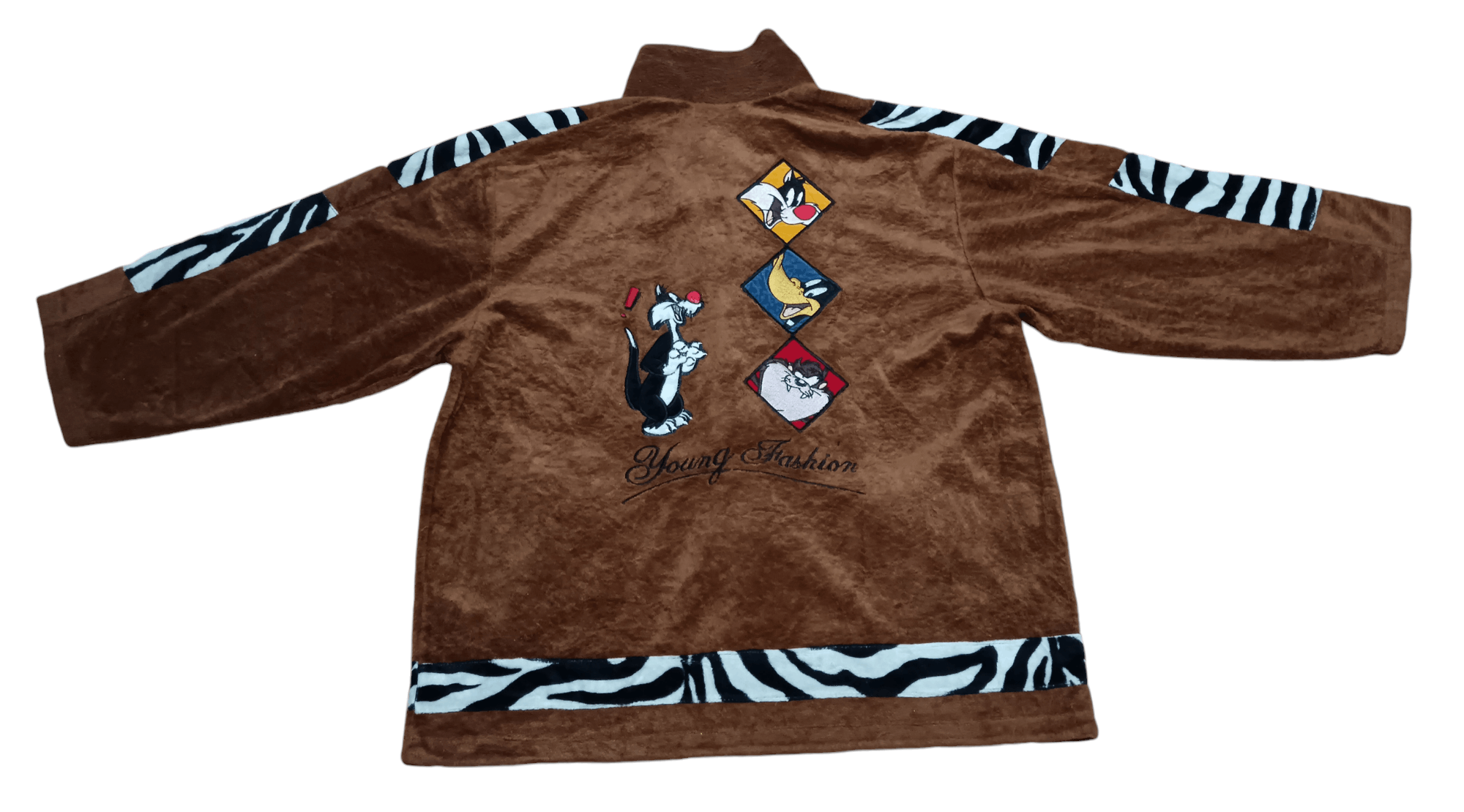 Japanese Brand × Vintage YOUNG FASHION LOONEY TOON EMBROIDERED LIGHT JACKET Size US L / EU 52-54 / 3 - 4 Thumbnail