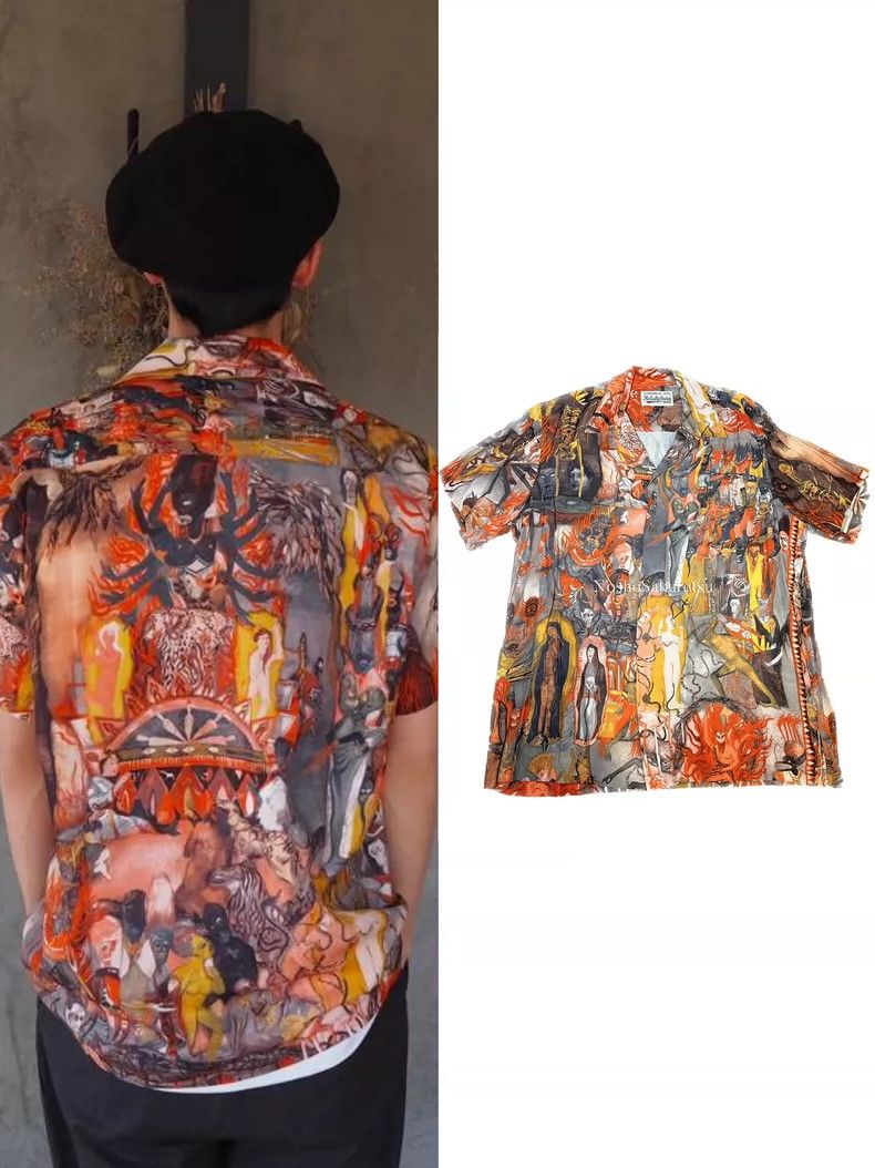 Wacko Maria wacko maria Fresco print shirt Size US L / EU 52-54 / 3 - 1 Thumbnail