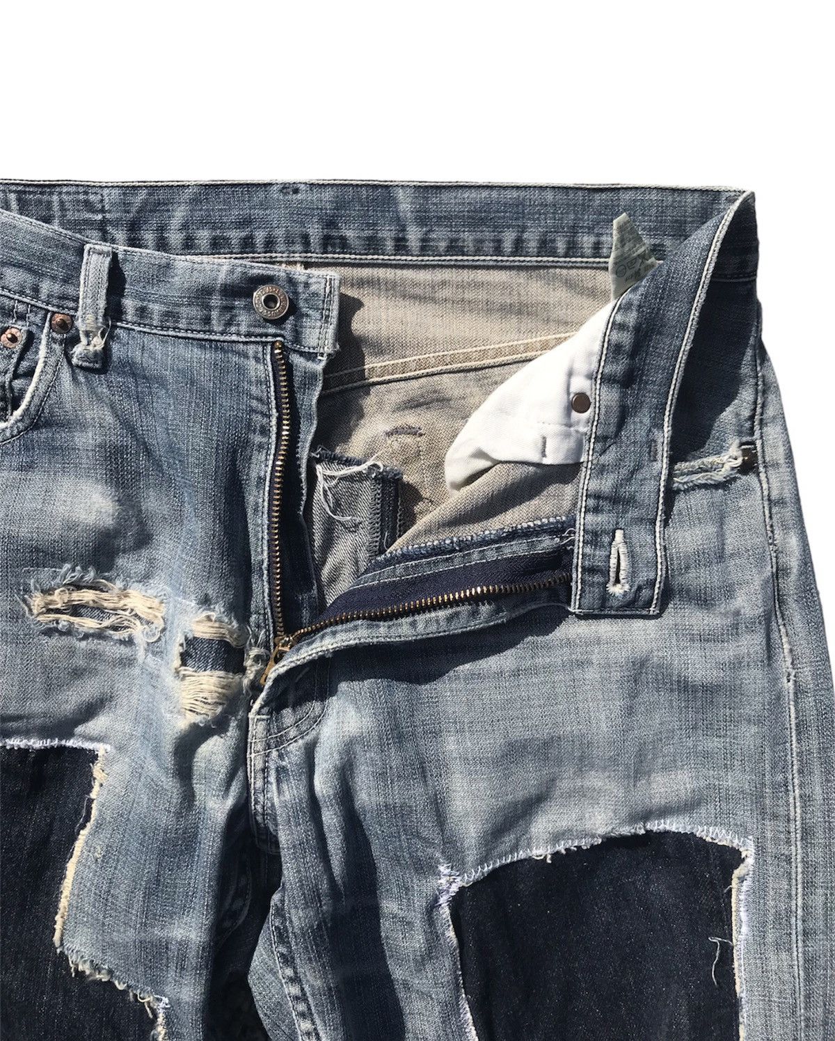 Levi's Thrashed Levi’s 503 Reworked Jeans Size US 32 / EU 48 - 11 Thumbnail