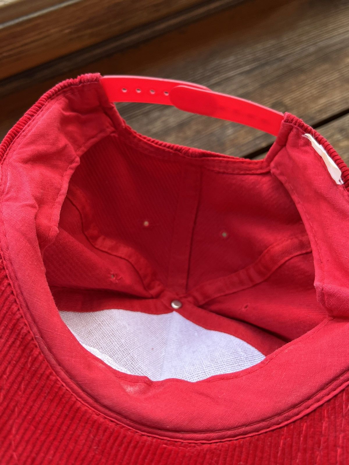 Vintage Vintage Headwear Cap Ficher Skis Red Corduroy Hat Size ONE SIZE - 17 Thumbnail