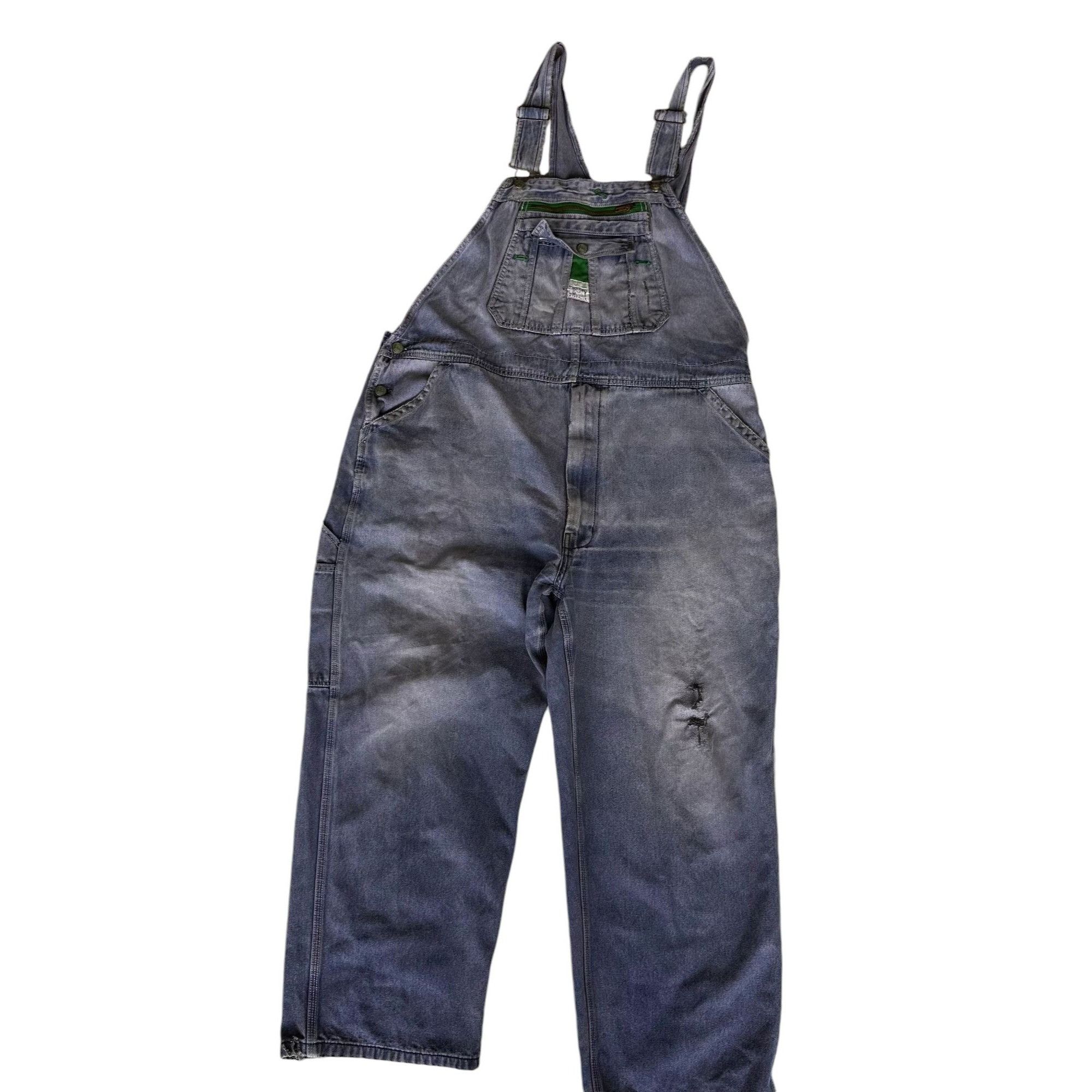 Liberty VTG Liberty Overalls Unisex 46 x 62 Cotton Blue Denim Bibs Size US 44 / EU 60 - 8 Thumbnail