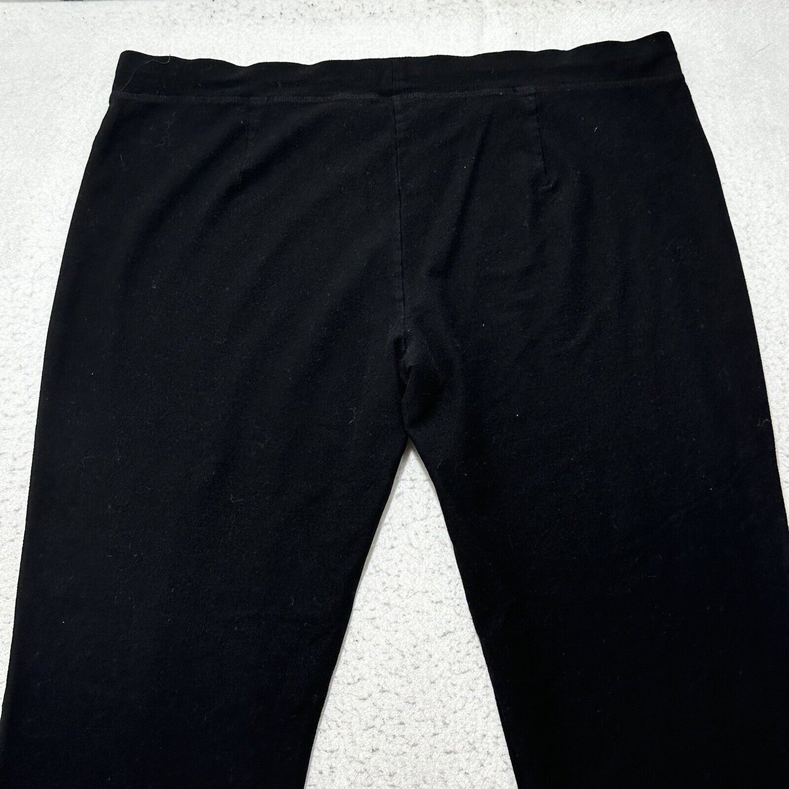 Eileen Fisher Eileen Fisher Medium Pull On Pants Black Stretch 27" Inseam Size 32" / US 10 / IT 46 - 8 Thumbnail
