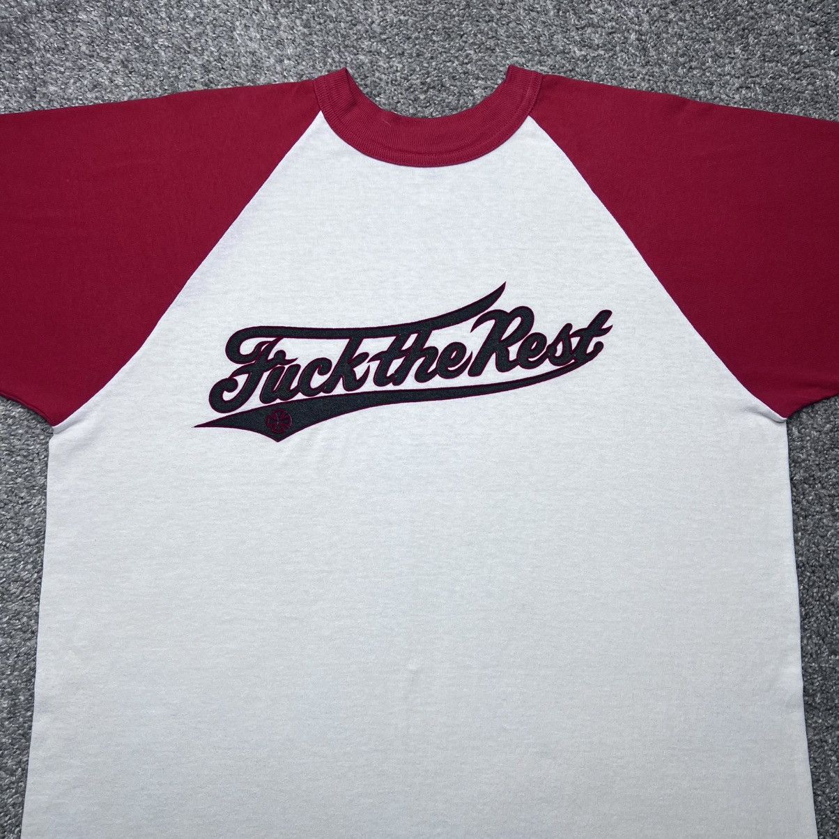 Independent Truck Co. Vtg 1990s Independent Skateboard Trucks Fuck The Rest Shirt Size US L / EU 52-54 / 3 - 4 Thumbnail