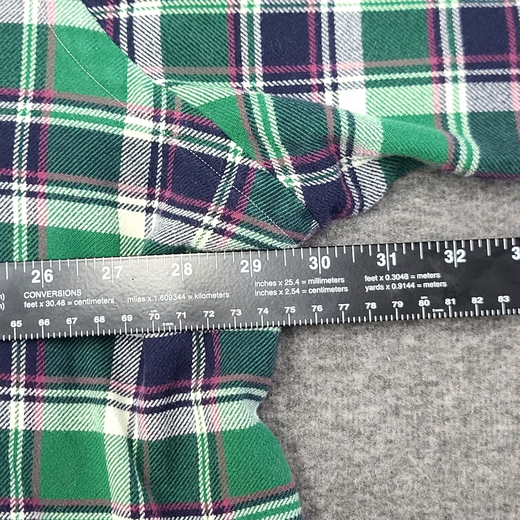 Polo Ralph Lauren Ralph Lauren Performance Flannel Shirt Mens 3XB Big & Tall Green Plaid Button-Up Shirt Size US XXL / EU 58 / 5 - 6 Thumbnail
