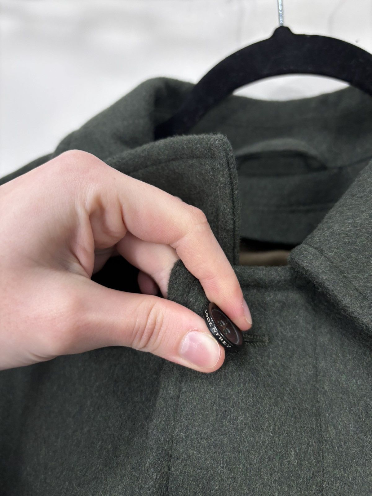 Other Lodenfrey Men’s Forest Green Wool Cashmere Long Overcoat Size US L / EU 52-54 / 3 - 10 Thumbnail
