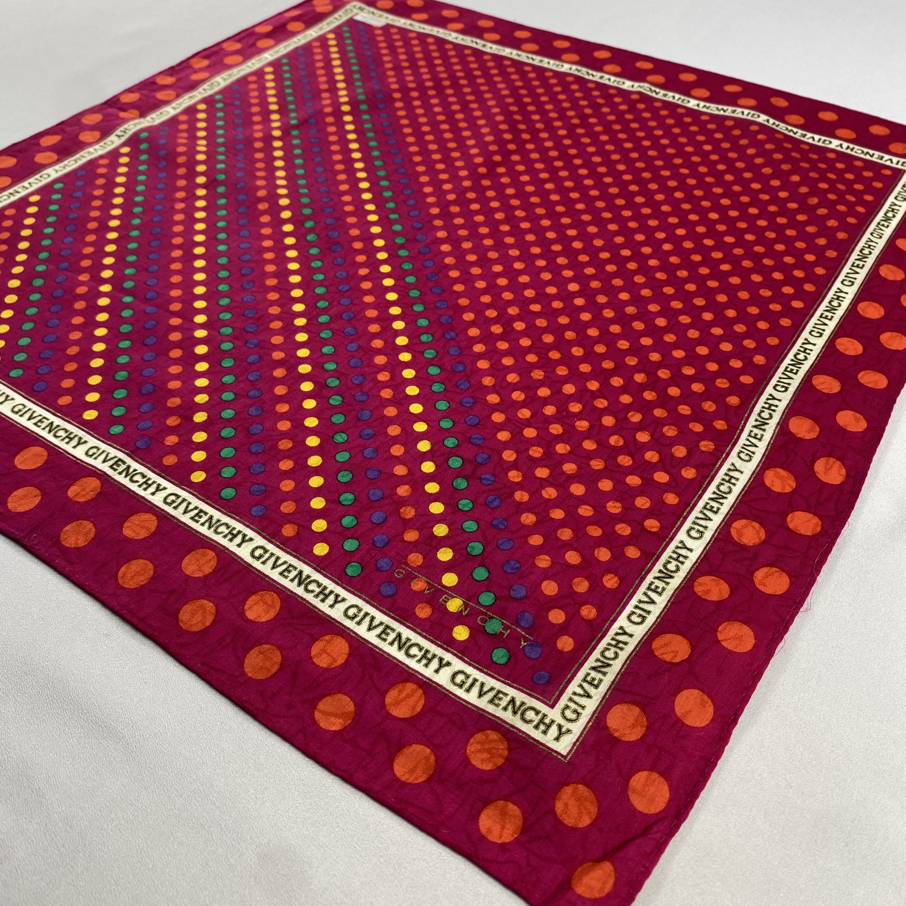 Vintage Givenchy Bandana/ Handkerchief / Neckerchief-P959 Size ONE SIZE - 2 Thumbnail