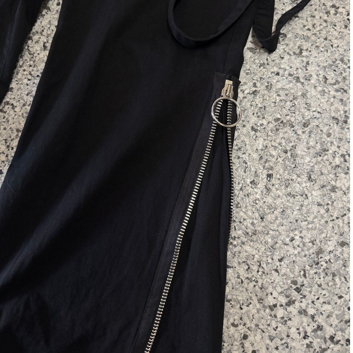 Tripp NYC Tripp NYC Bondage Zipper Flare Strap Alternative Black Pants Size 32" / US 10 / IT 46 - 4 Thumbnail