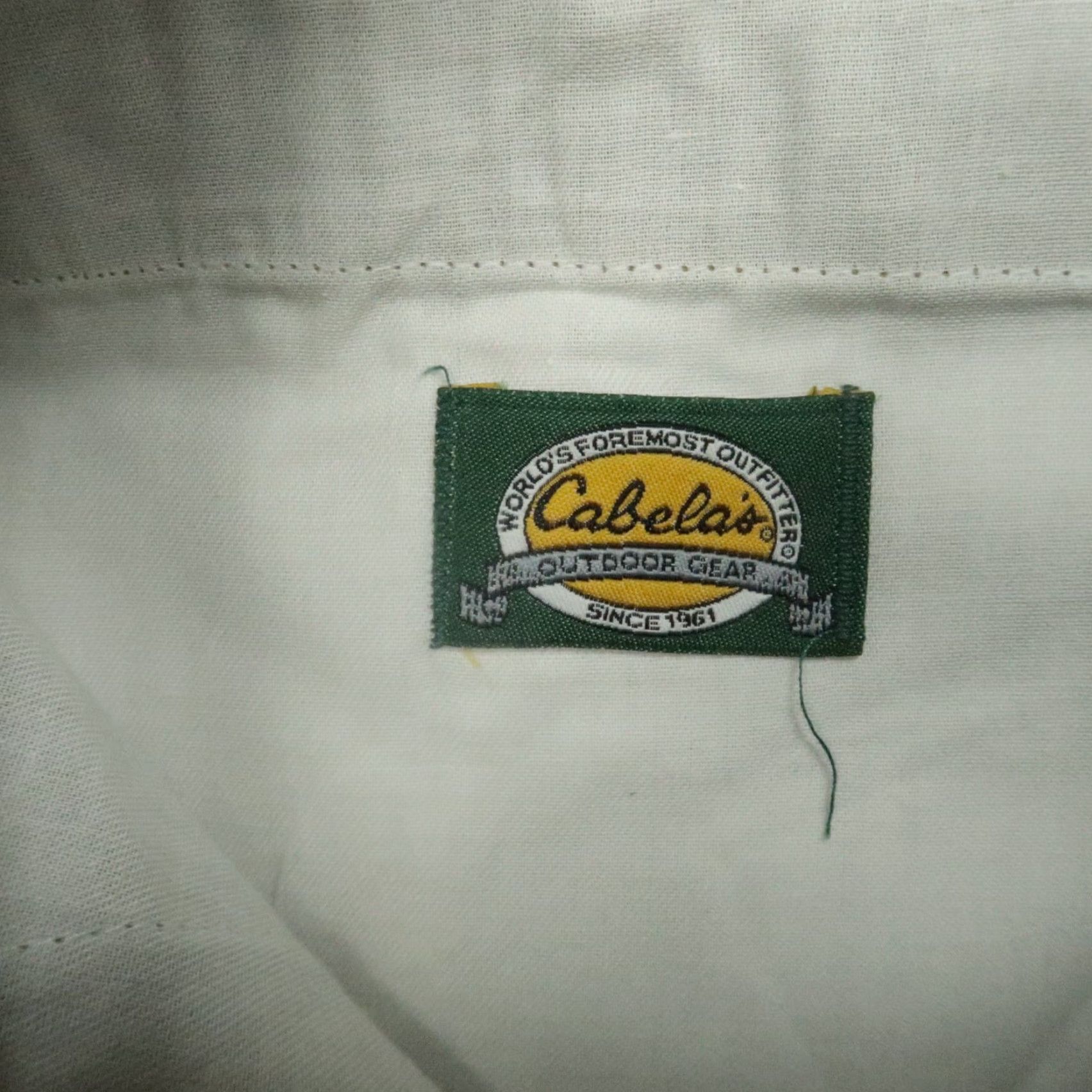 Vintage VINTAGE Cabela's Pants Mens 48x32 Brown Canvas Workwear Chino Straight 32" Inseam Mens Size US 32 / EU 48 - 3 Thumbnail