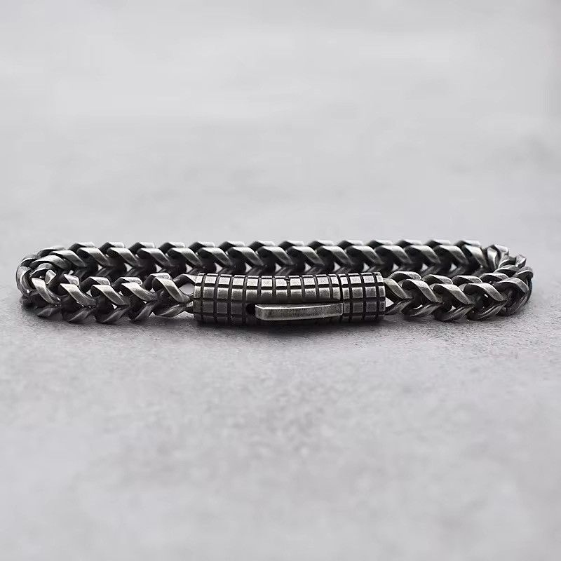 Jewelry Men Vintage Cuban Bracelet Size ONE SIZE - 4 Thumbnail