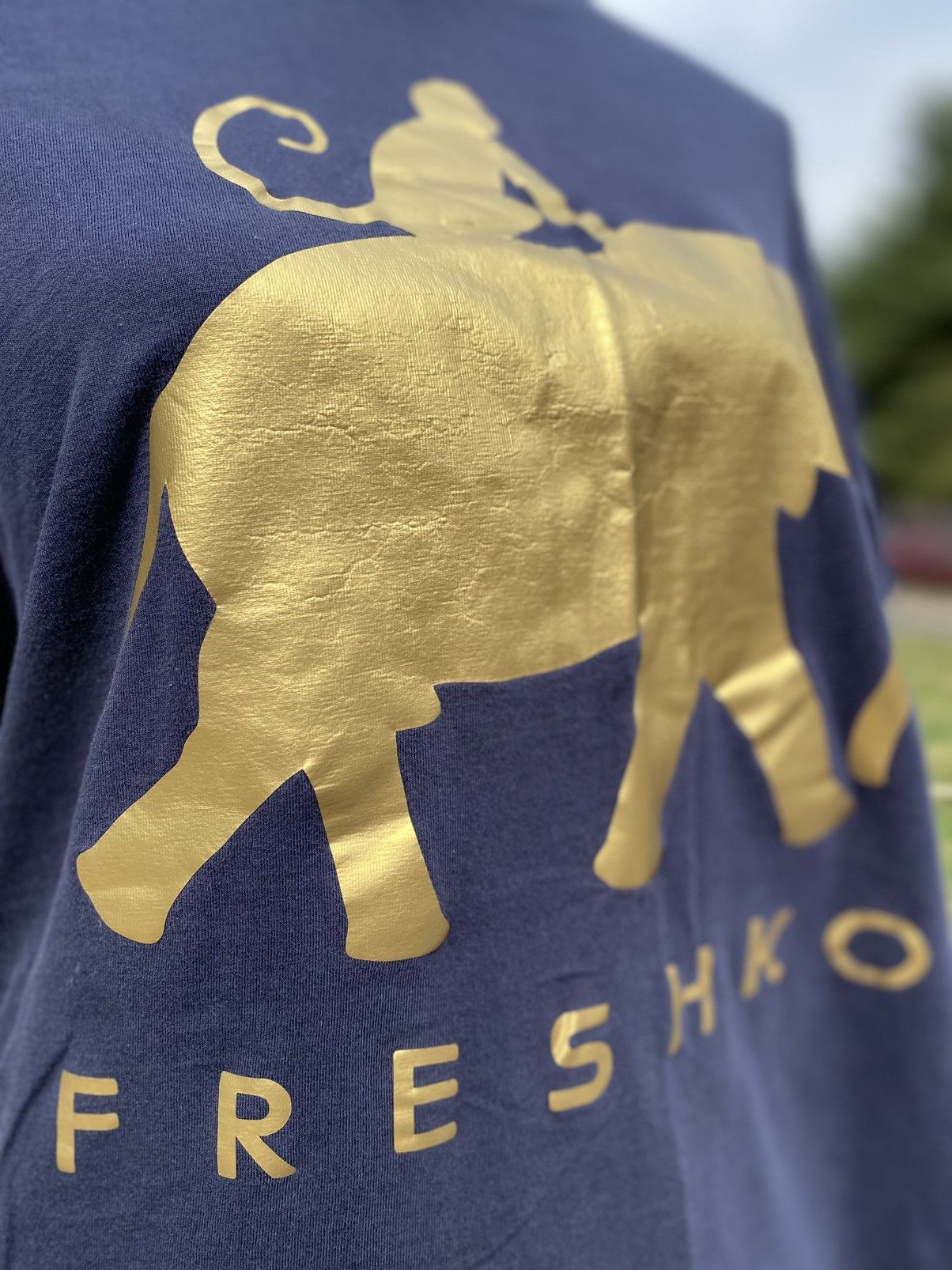 Other Freshko The Elemonkey Men’s T-shirt Navy Gold Graphic L Size US L / EU 52-54 / 3 - 2 Thumbnail