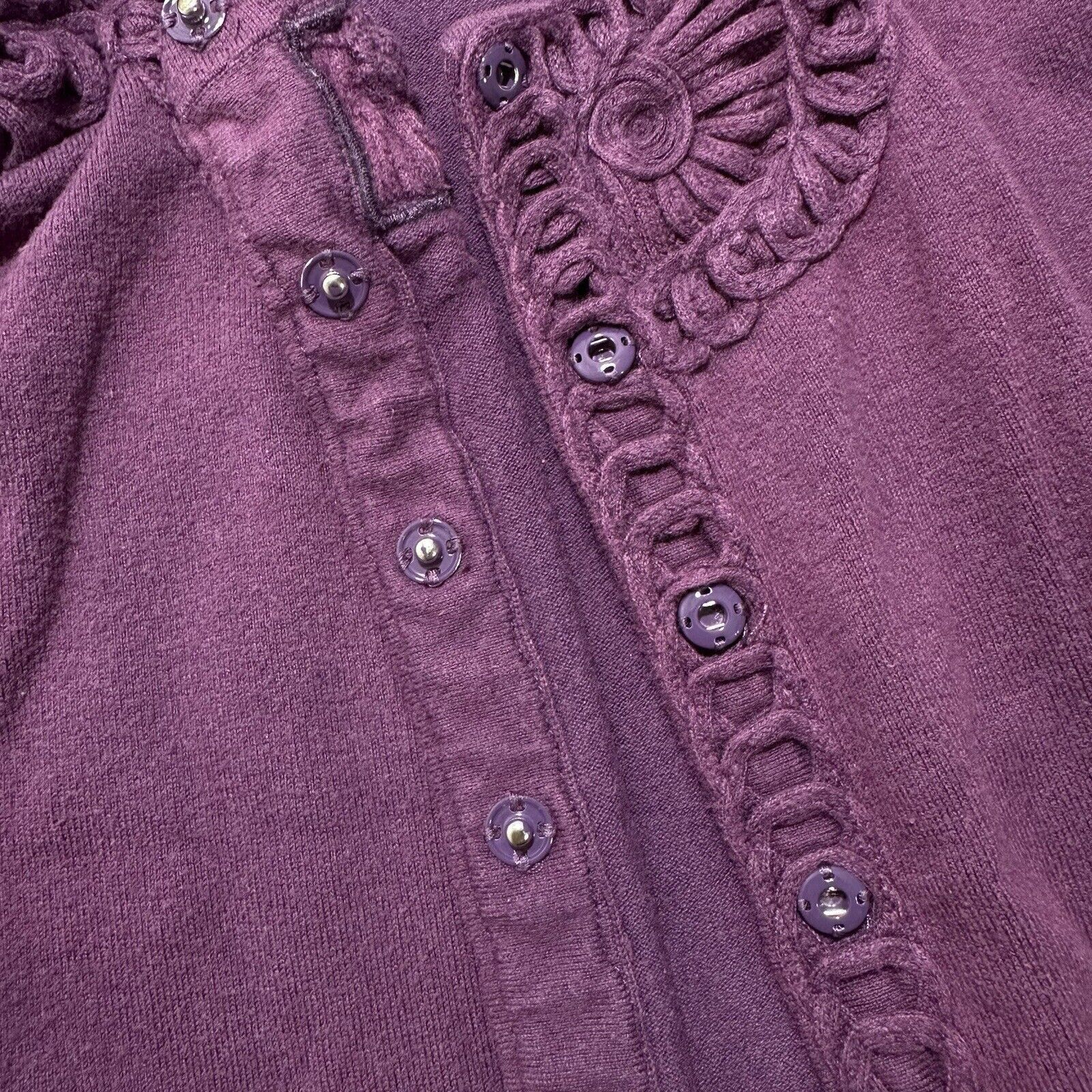 Other Halogen Medium Snap Button Front Cardigan Emroidery Sweater Size M / US 6-8 / IT 42-44 - 8 Thumbnail