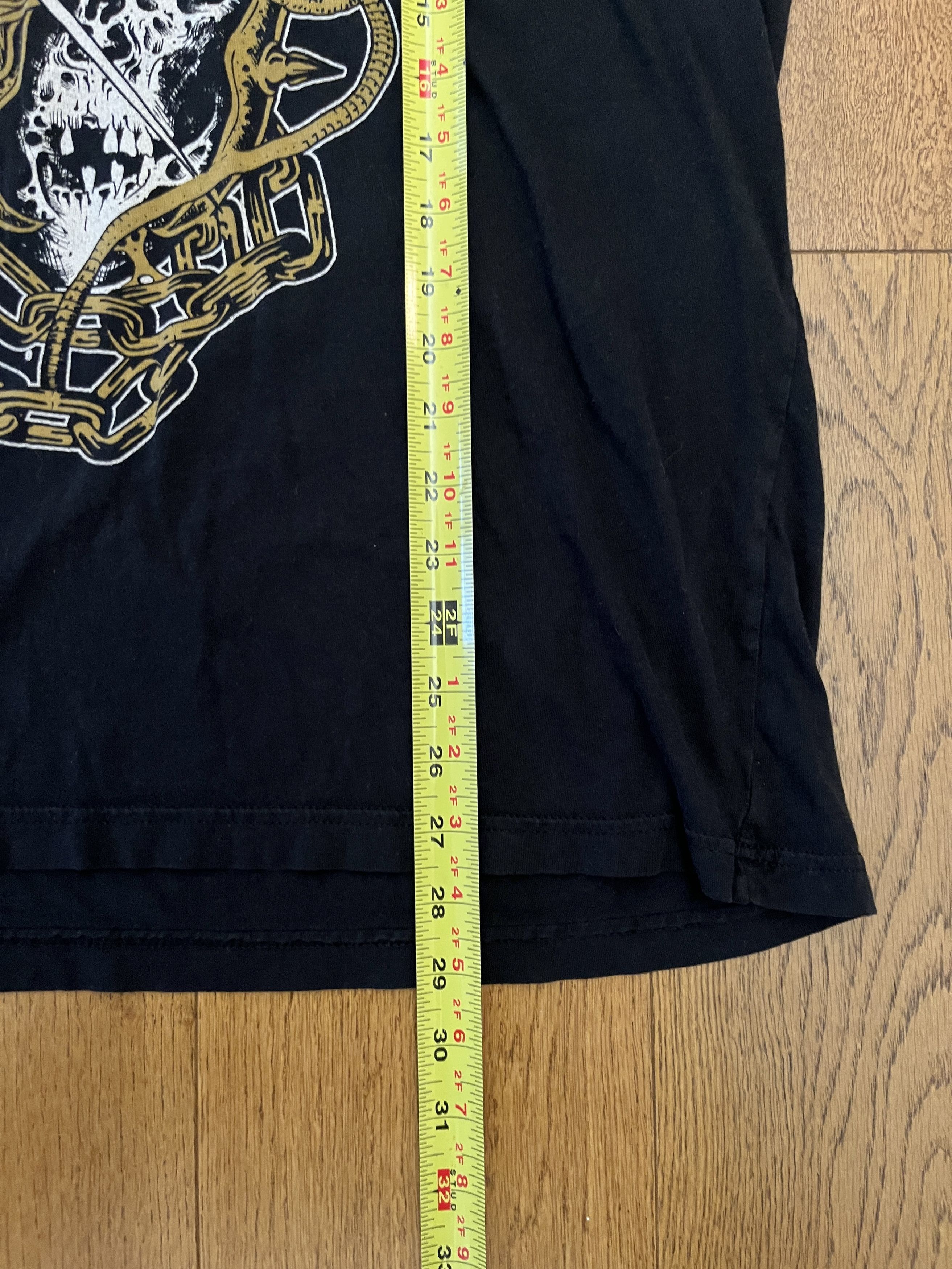 Canvas Kublai Khan TX Metalcore Skull & Chains Graphic Tee XL Size US XL / EU 56 / 4 - 3 Thumbnail