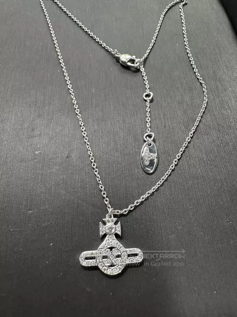 Vivienne Westwood Saturn Pendant Necklace .